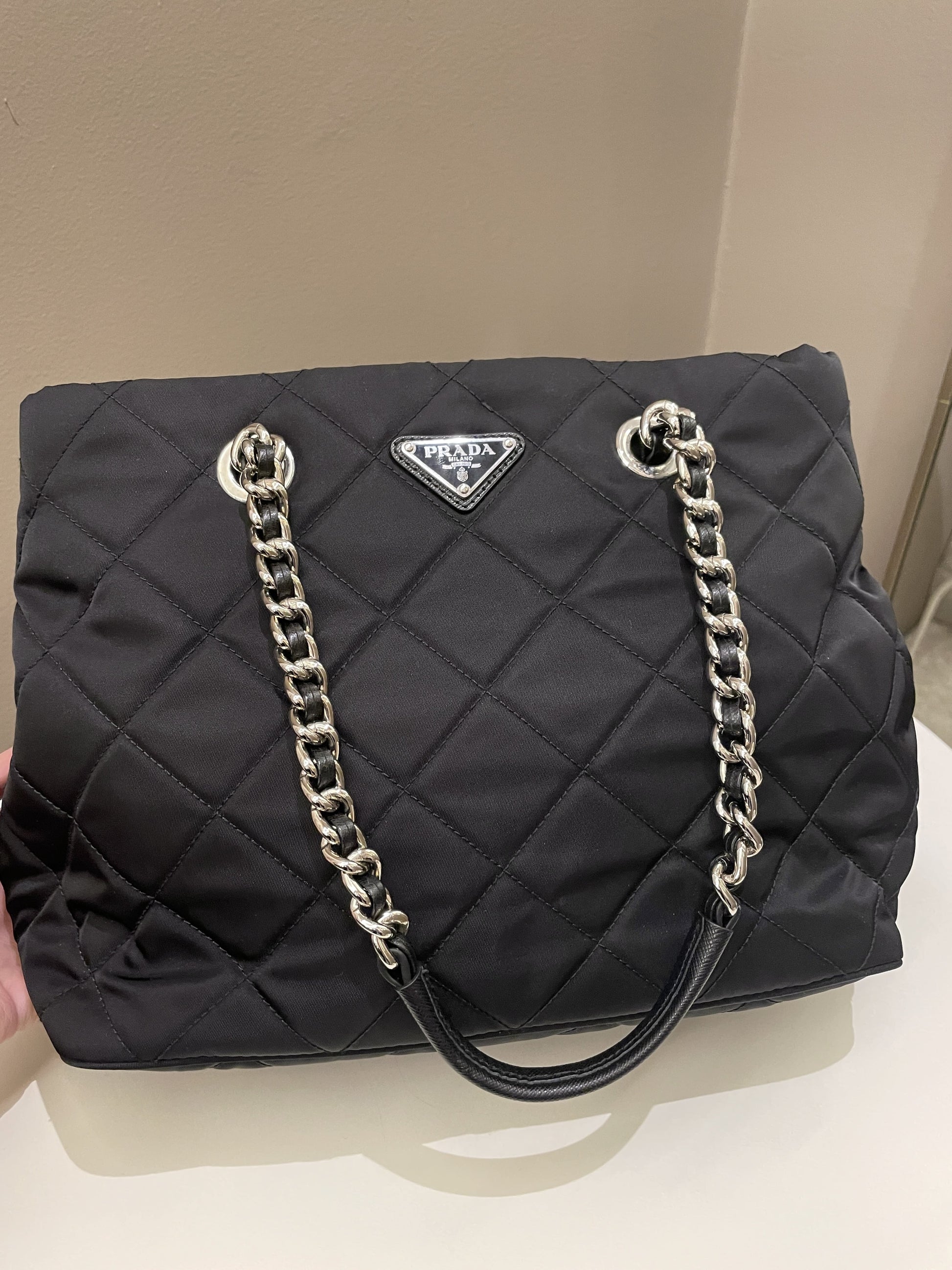 Prada Tessuto Crossbody Bag Nylon Black
