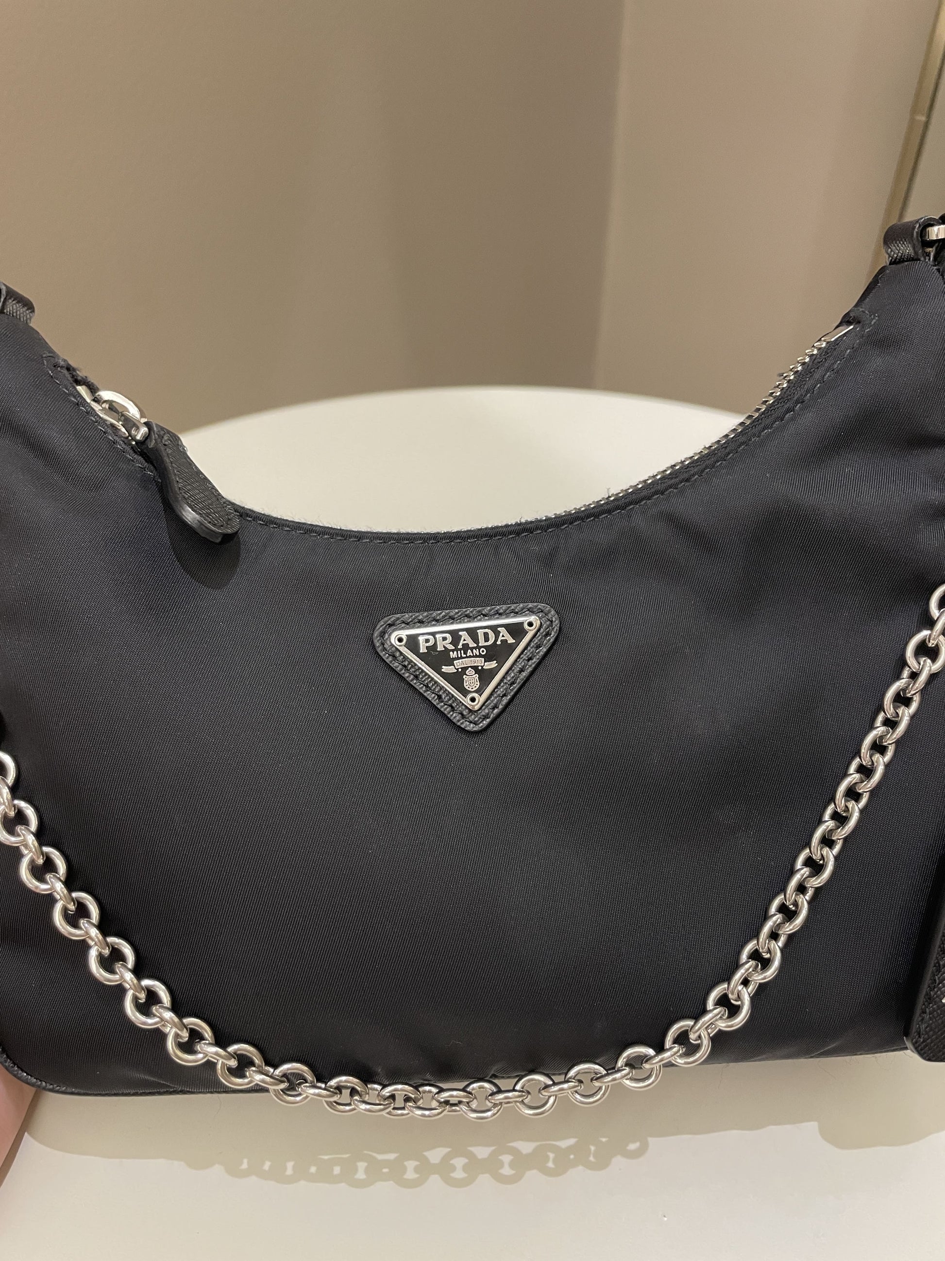 Prada Re Edition Re Bag Nylon Black Travel Bag