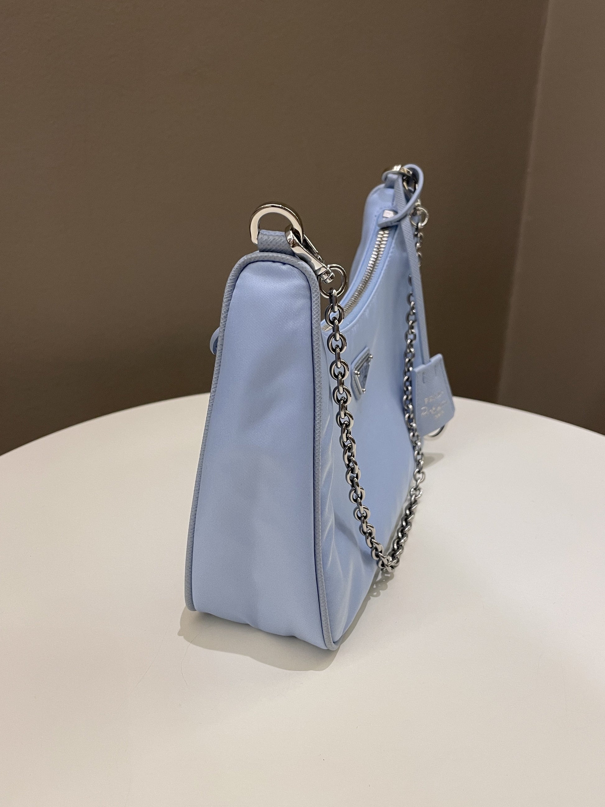 Prada Re Edition Bag Sky Nylon Blue Travel Bag