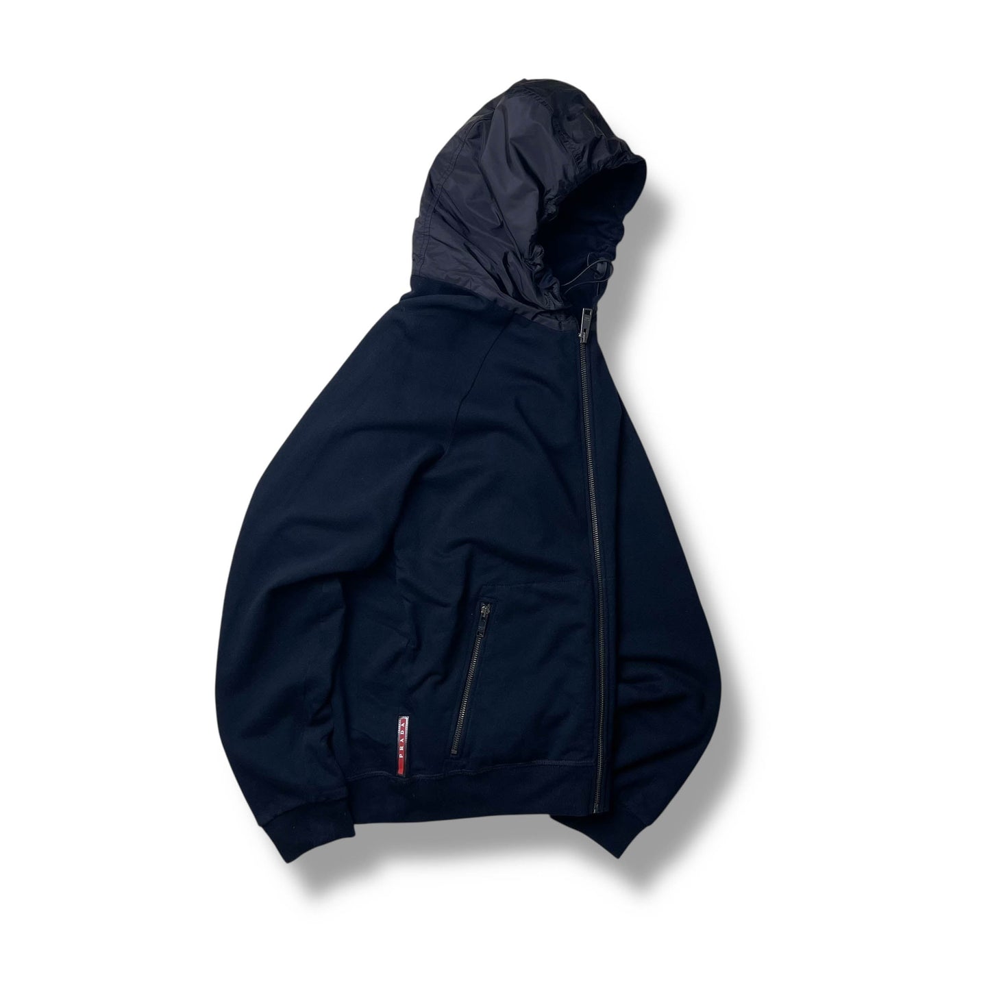Prada Handbag Mainline Full- Hooded Sweatshirt M Zip