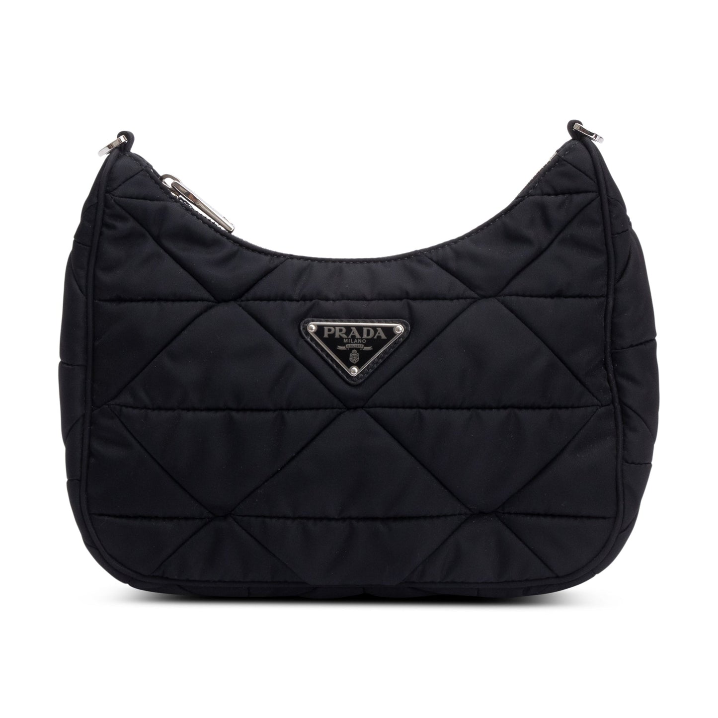 Prada Padded Re Shoulder Bag Nylon Black