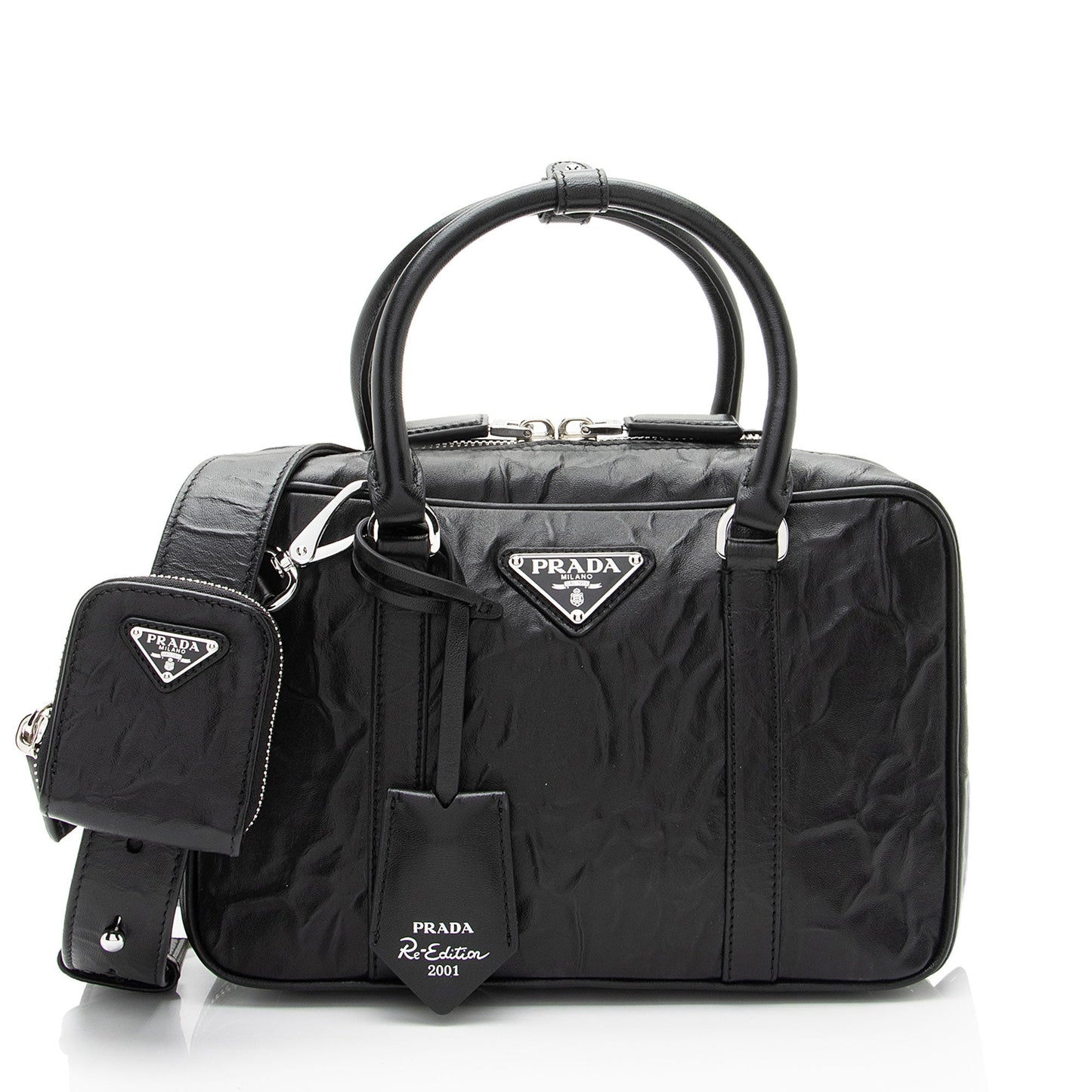 Prada Antique Nappa Re Edition Tote Leather Tote Bag