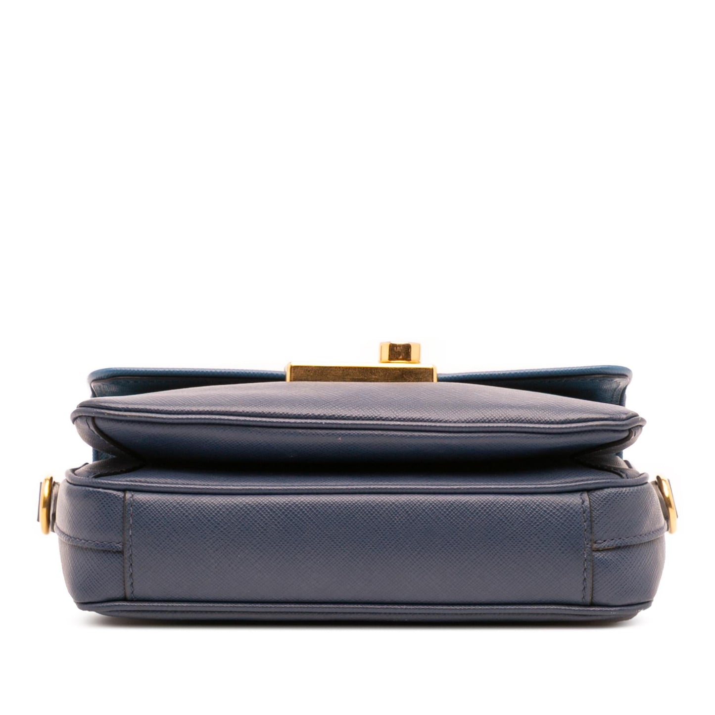 Prada Bicolor Sound Lock Satchel Saffiano Satchel Bag