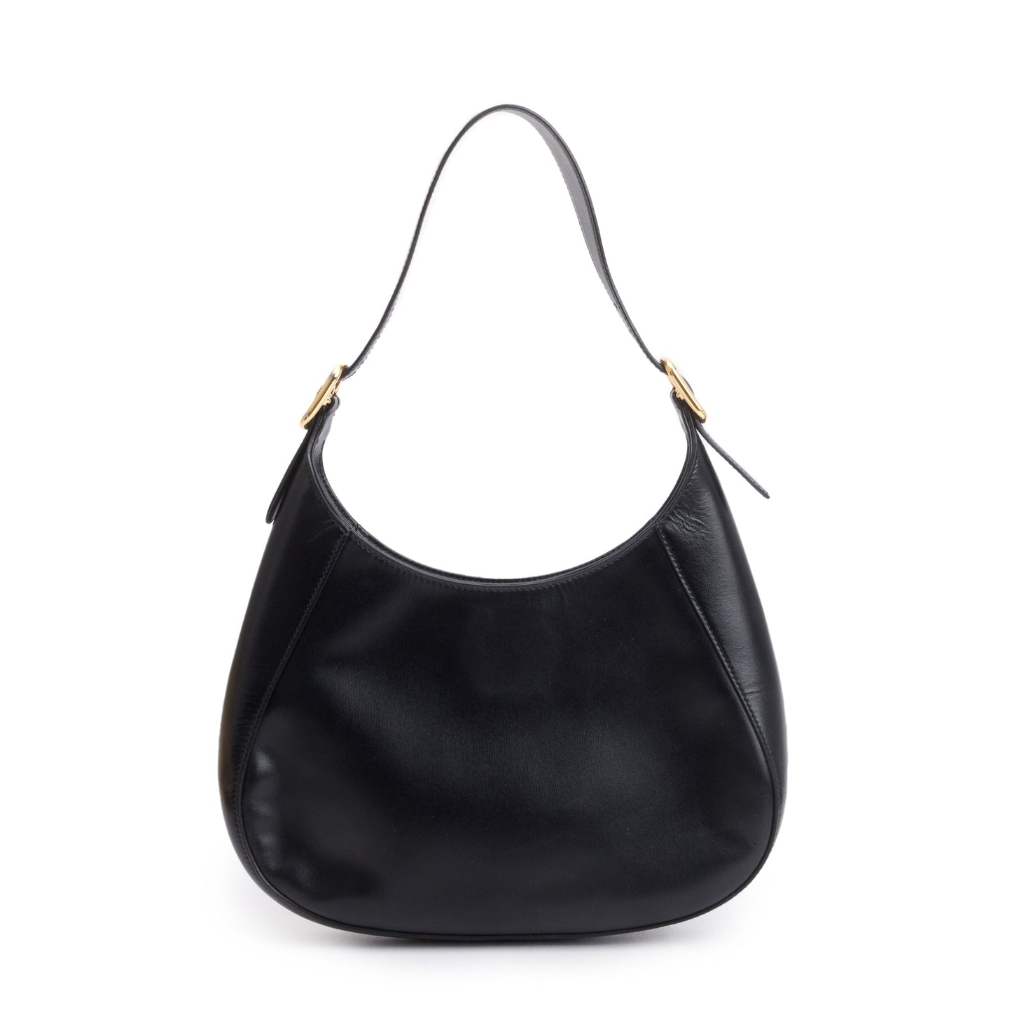 Prada Box Calf Cleo Bag Leather Calf Leather Black Travel Bag