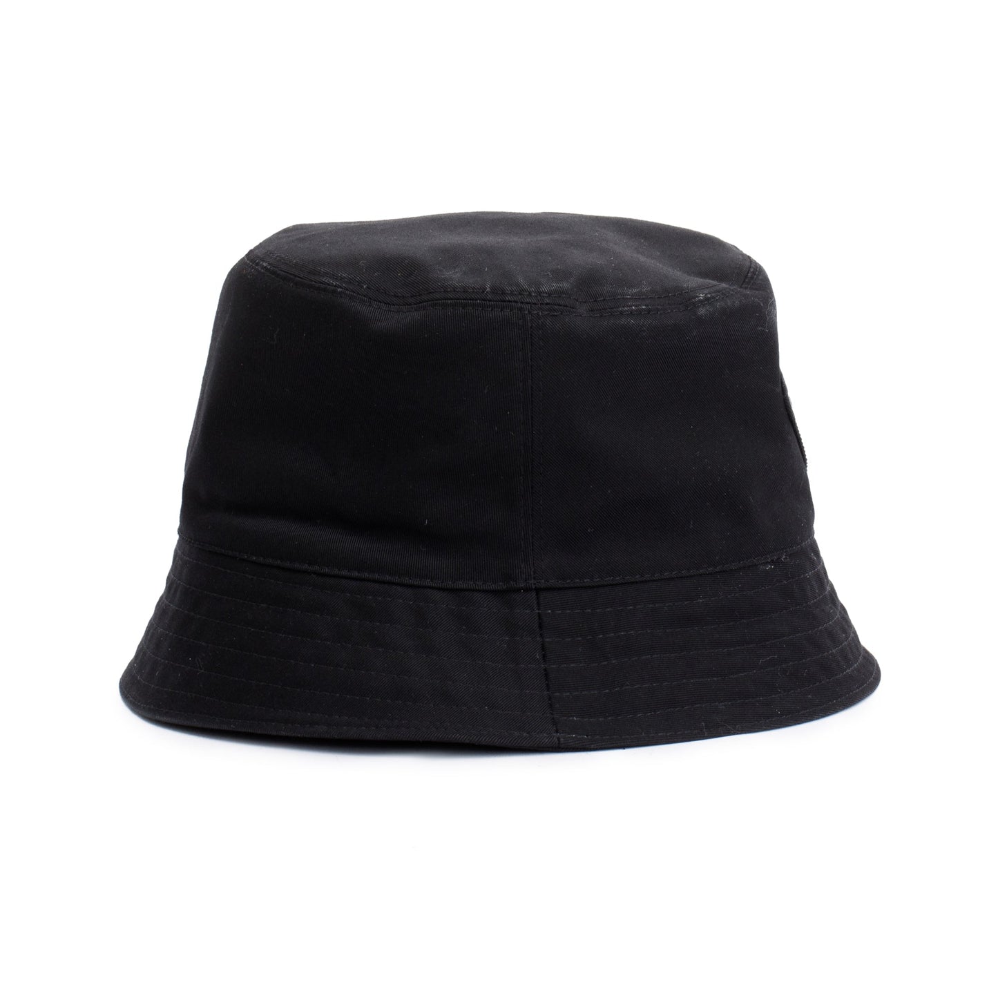 Prada Hat Handbag Canvas Black Bucket Bag