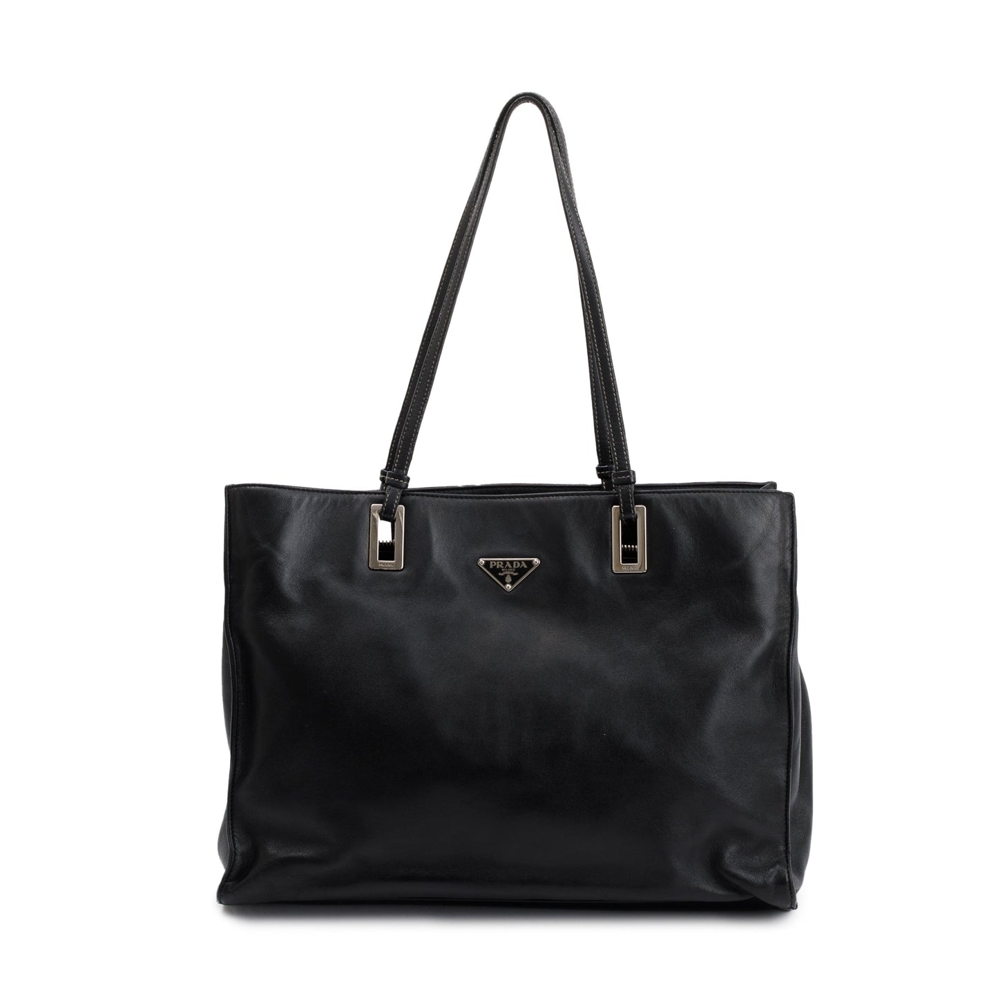 Prada Nappa Acciaio Tote Handbag Black Tote Bag
