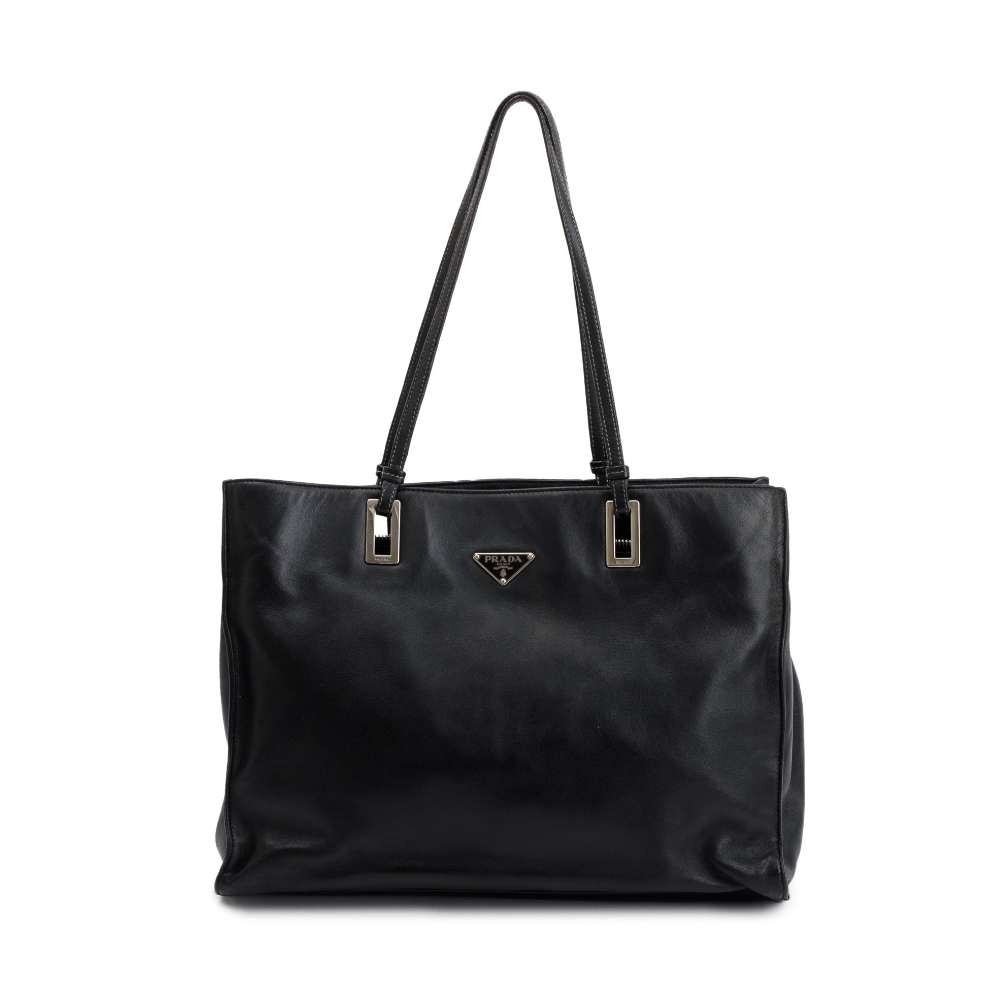 Prada Nappa Acciaio Tote Handbag Black Tote Bag