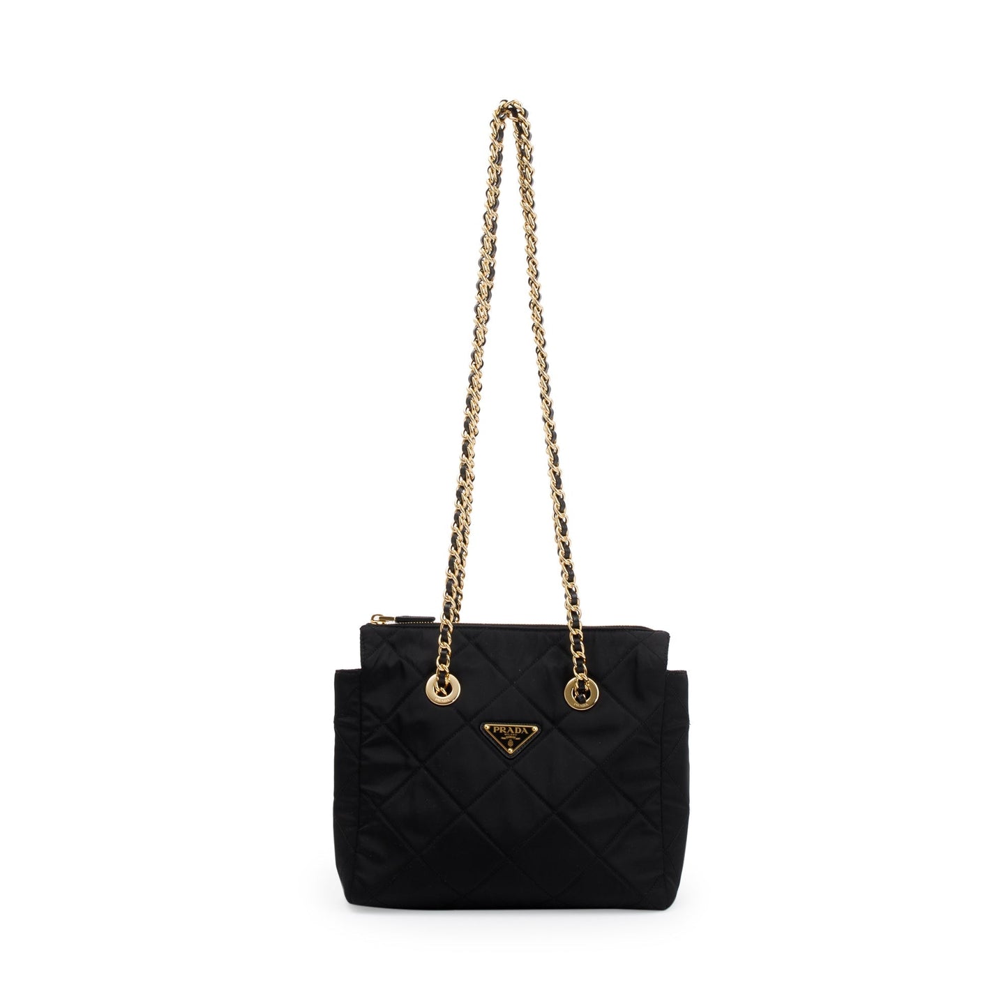 Prada Re Edition Chaine Re Tote Bag Nylon Black