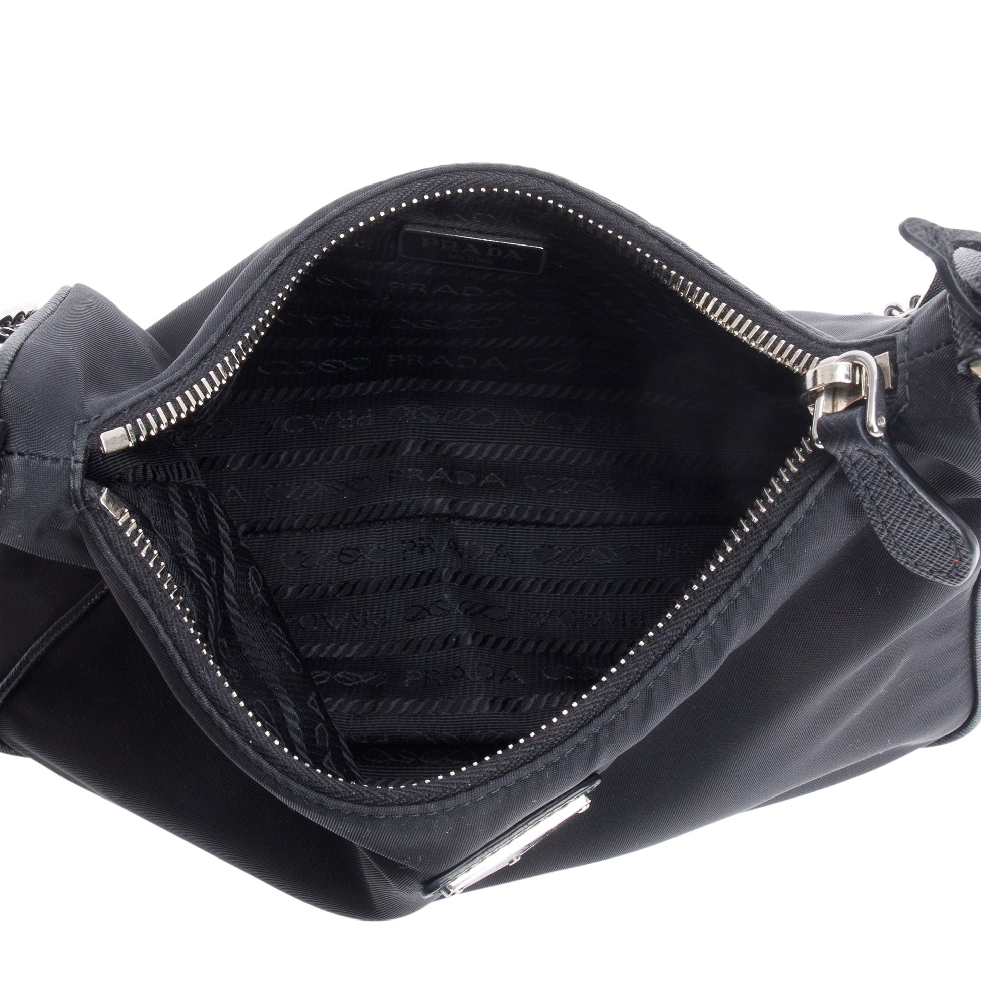 Prada Re Edition Re Shoulder Bag Nylon Black Shoulder Bag 57418