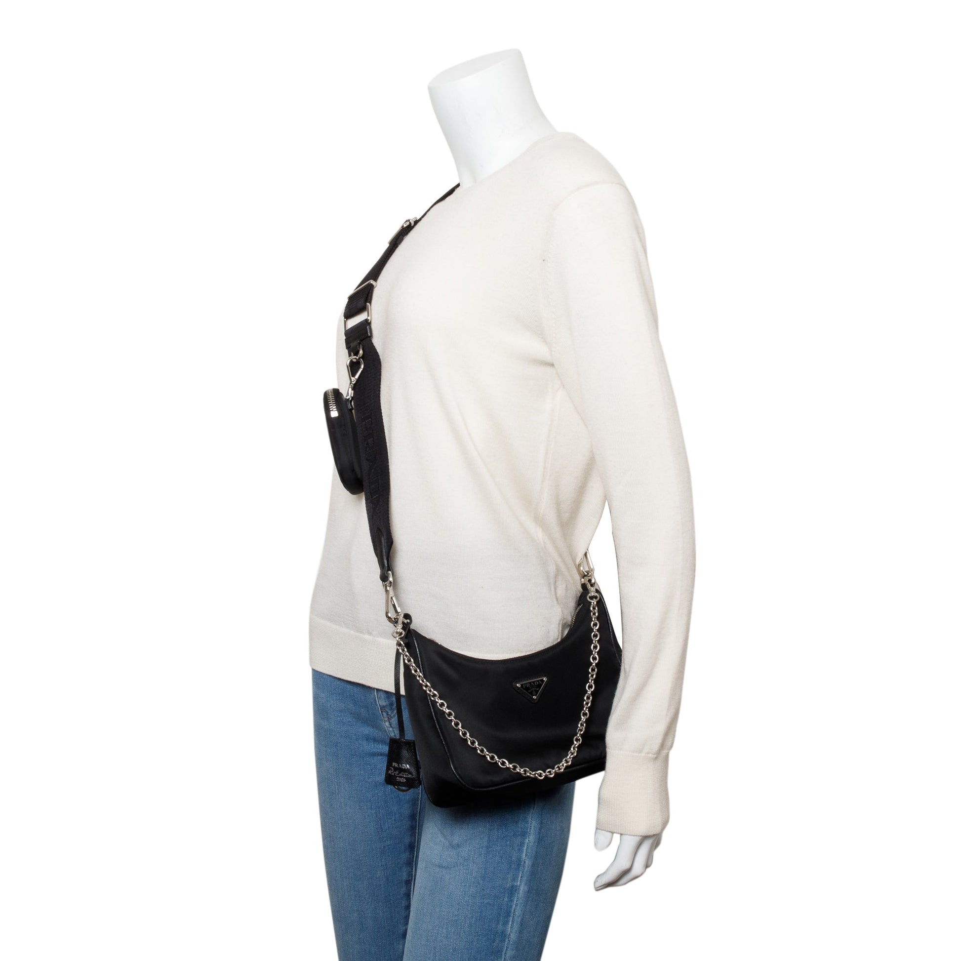 Prada Re Edition Re Shoulder Bag Nylon Black W Box 56927