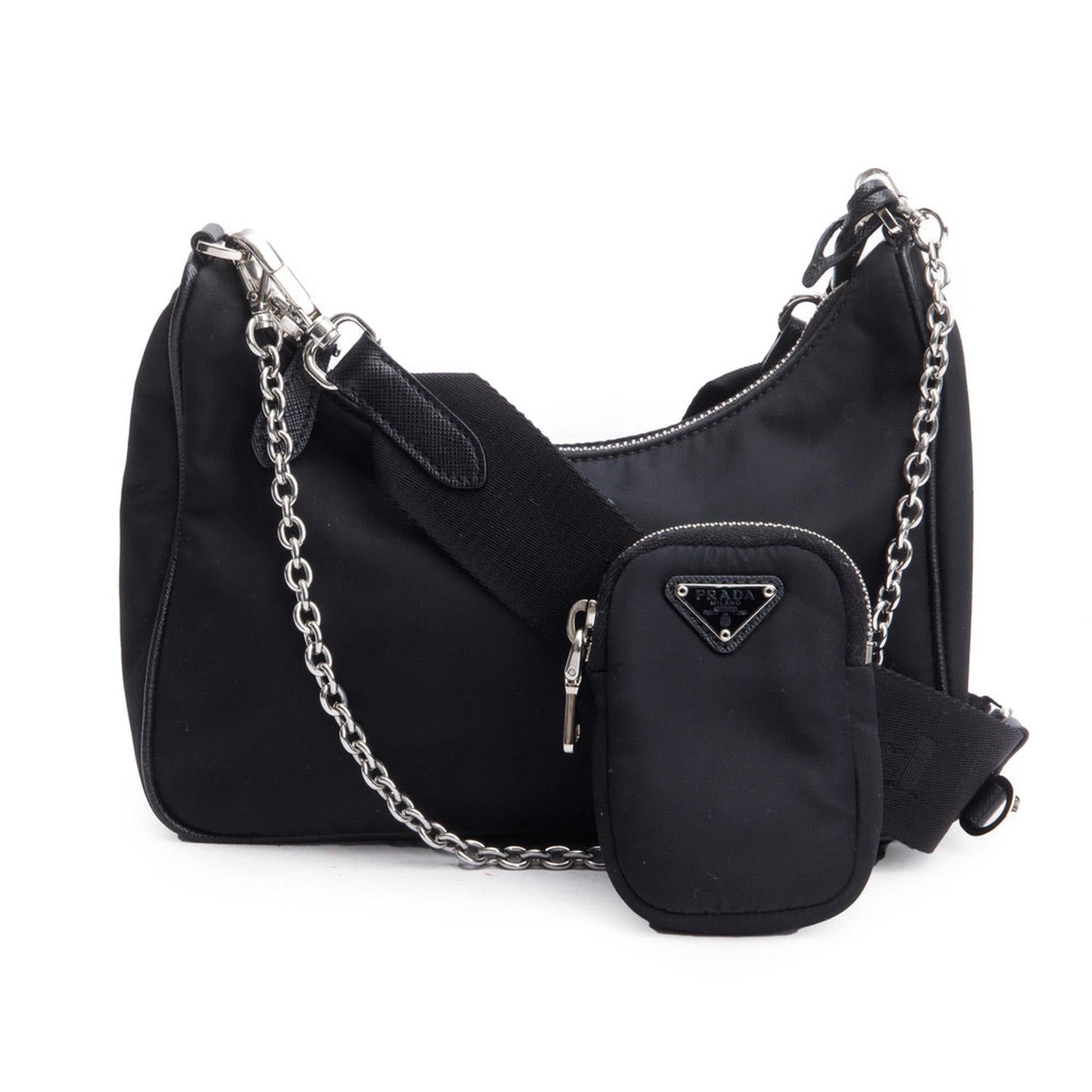 Prada Re Edition Re Shoulder Bag Nylon Black Shoulder Bag 57418