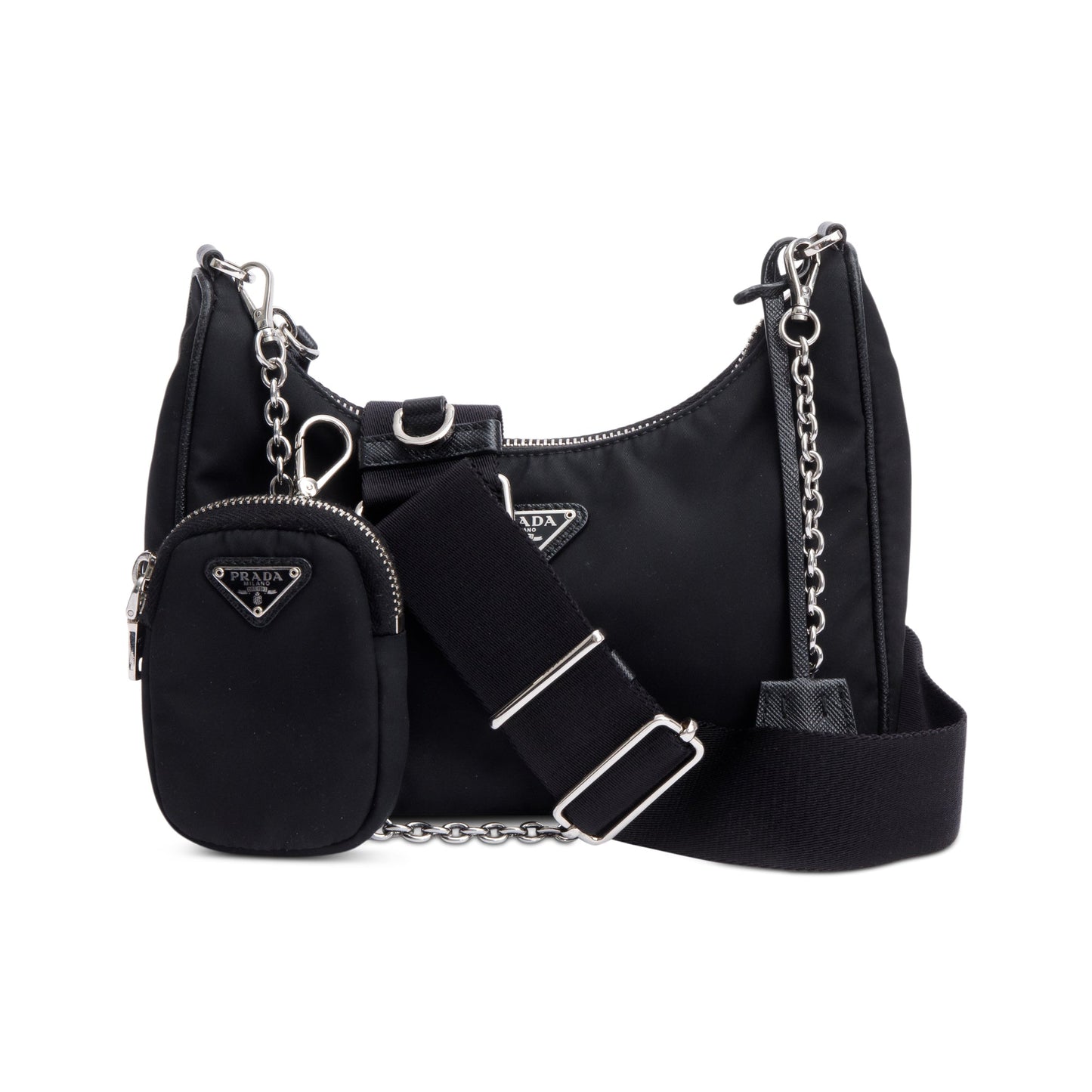 Prada Re Edition Re Shoulder Bag Nylon Black Shoulder Bag 58569