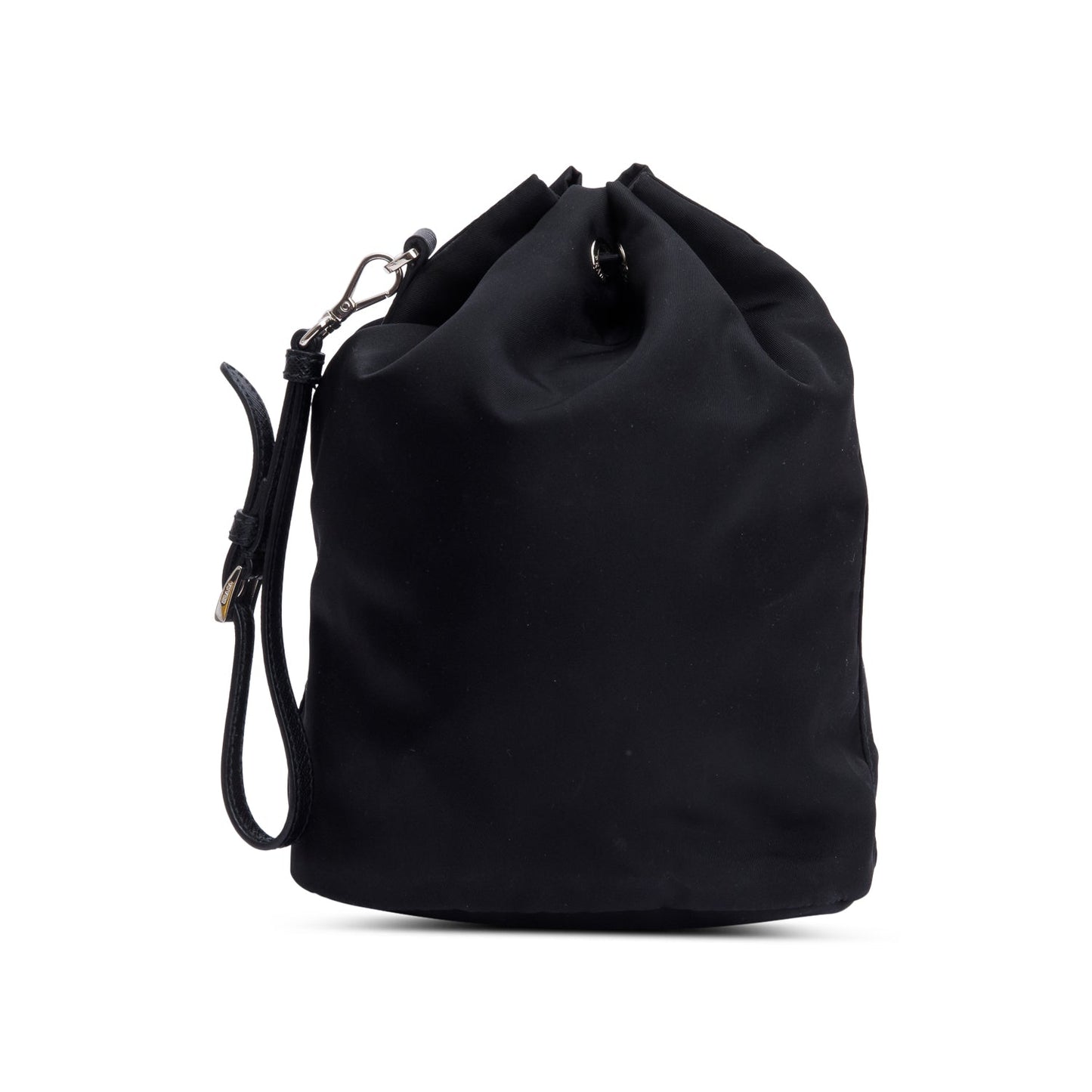 Prada Re Pouch Wristlet Nylon Black Bucket Bucket Bag