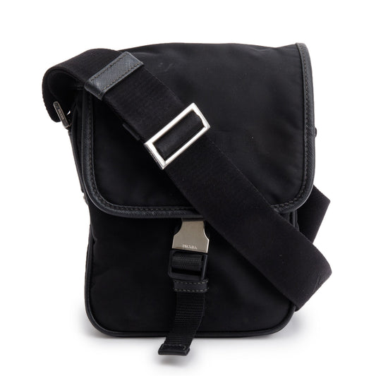 Prada Re And Saffiano Crossbody Bag Leather Nylon