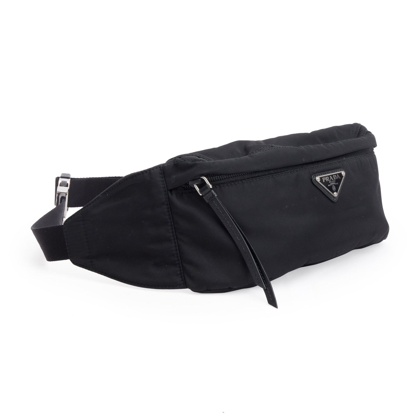 Prada Tessuto Montagne Belt Bag Nylon Black Belt Bag 56646