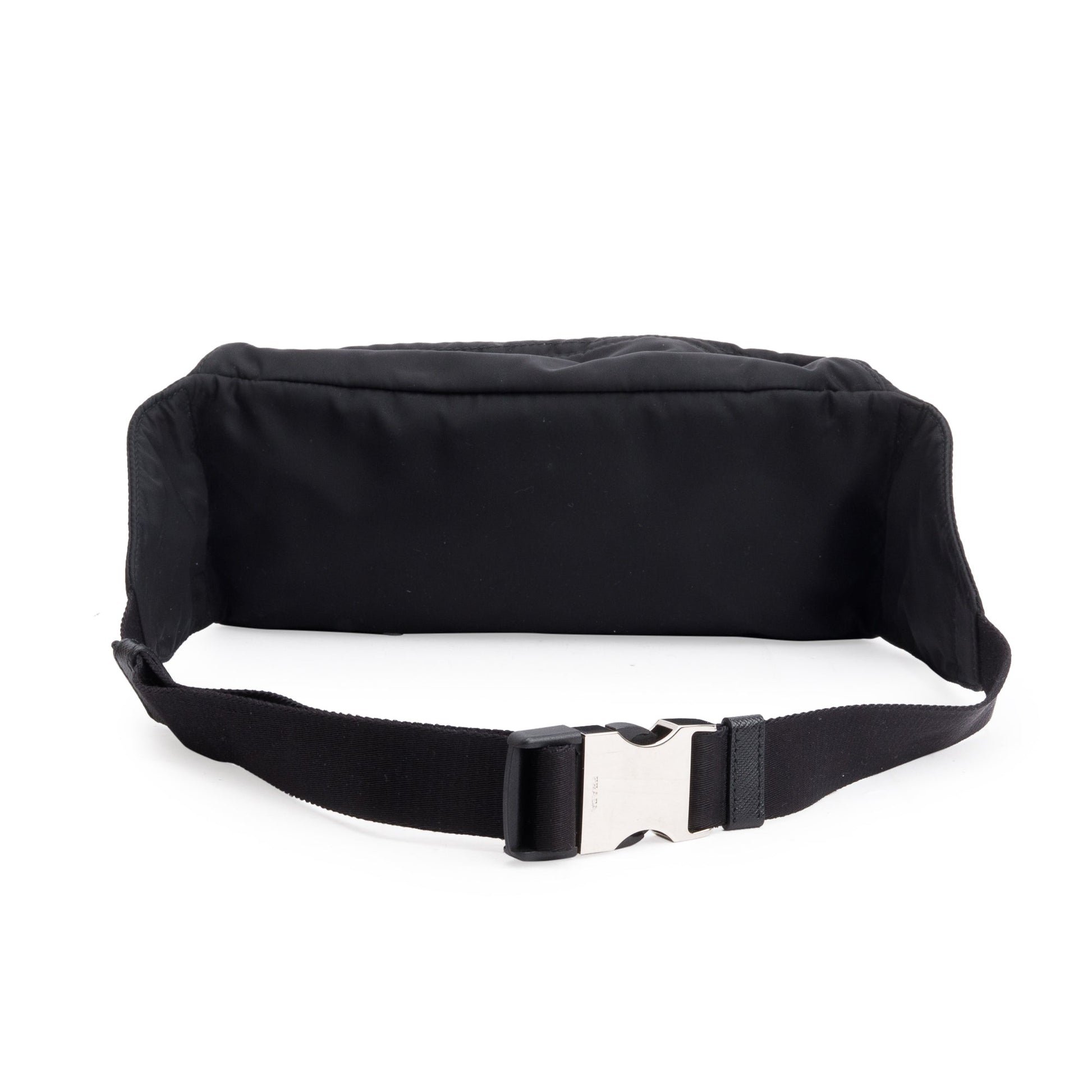 Prada Tessuto Montagne Belt Bag Nylon Black Belt Bag 56646