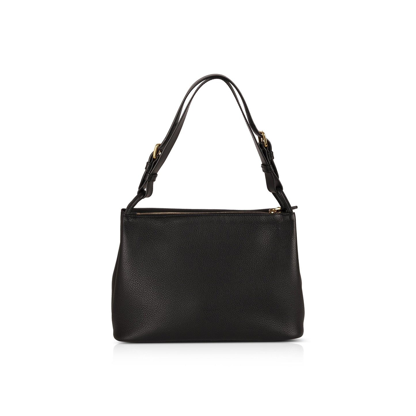 Prada Vitello Daino Shoulder Bag Black