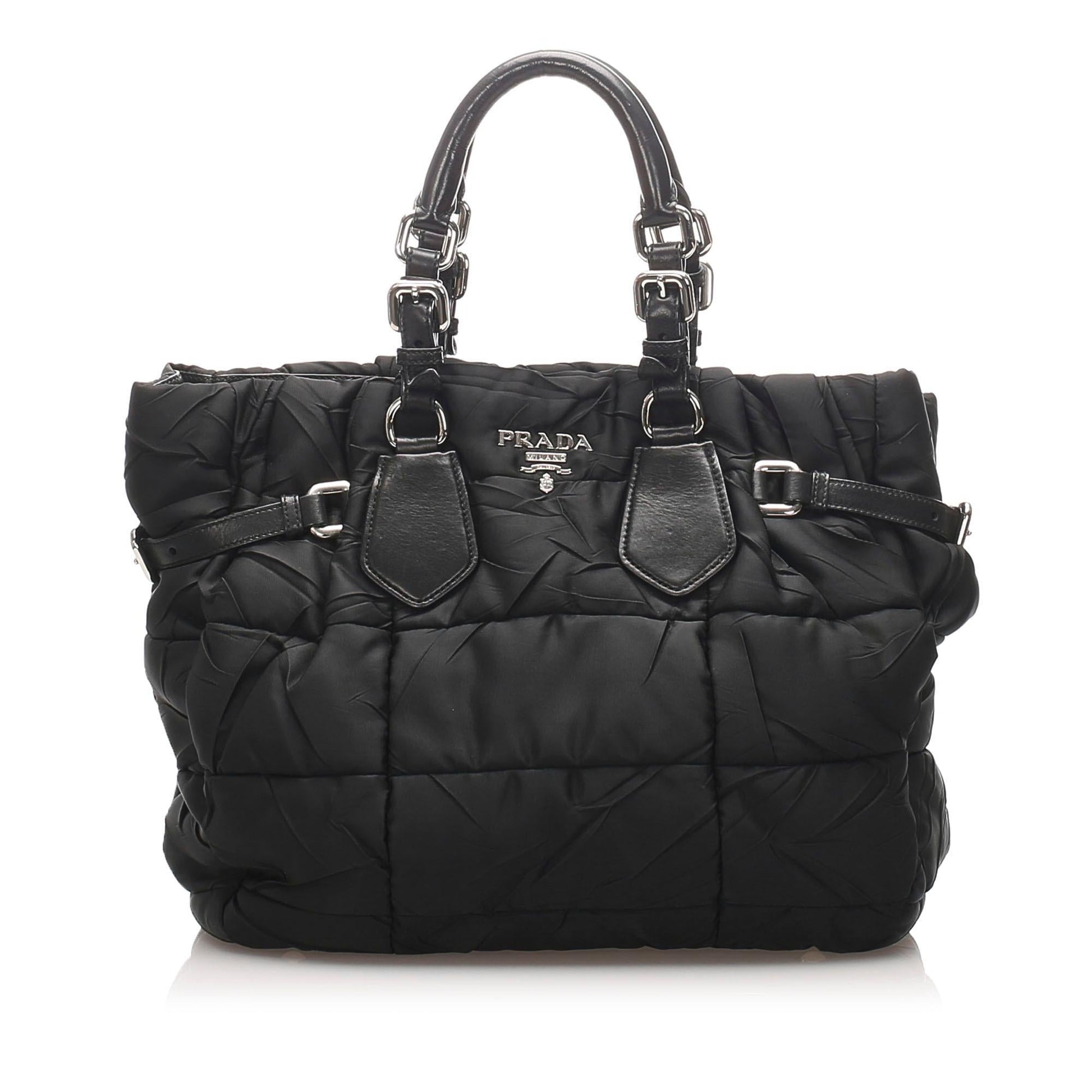 Prada Tesutto Bomber Tote Tote Bag