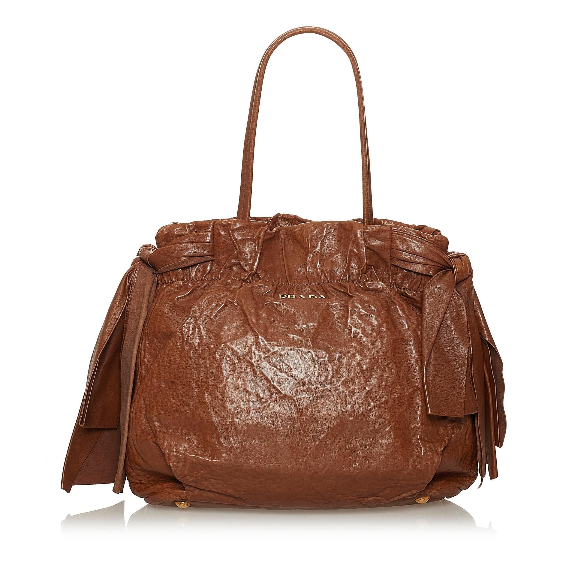 Prada Bow Nappa Satchel Shg Leather Satchel Bag Satchel Shg 28742
