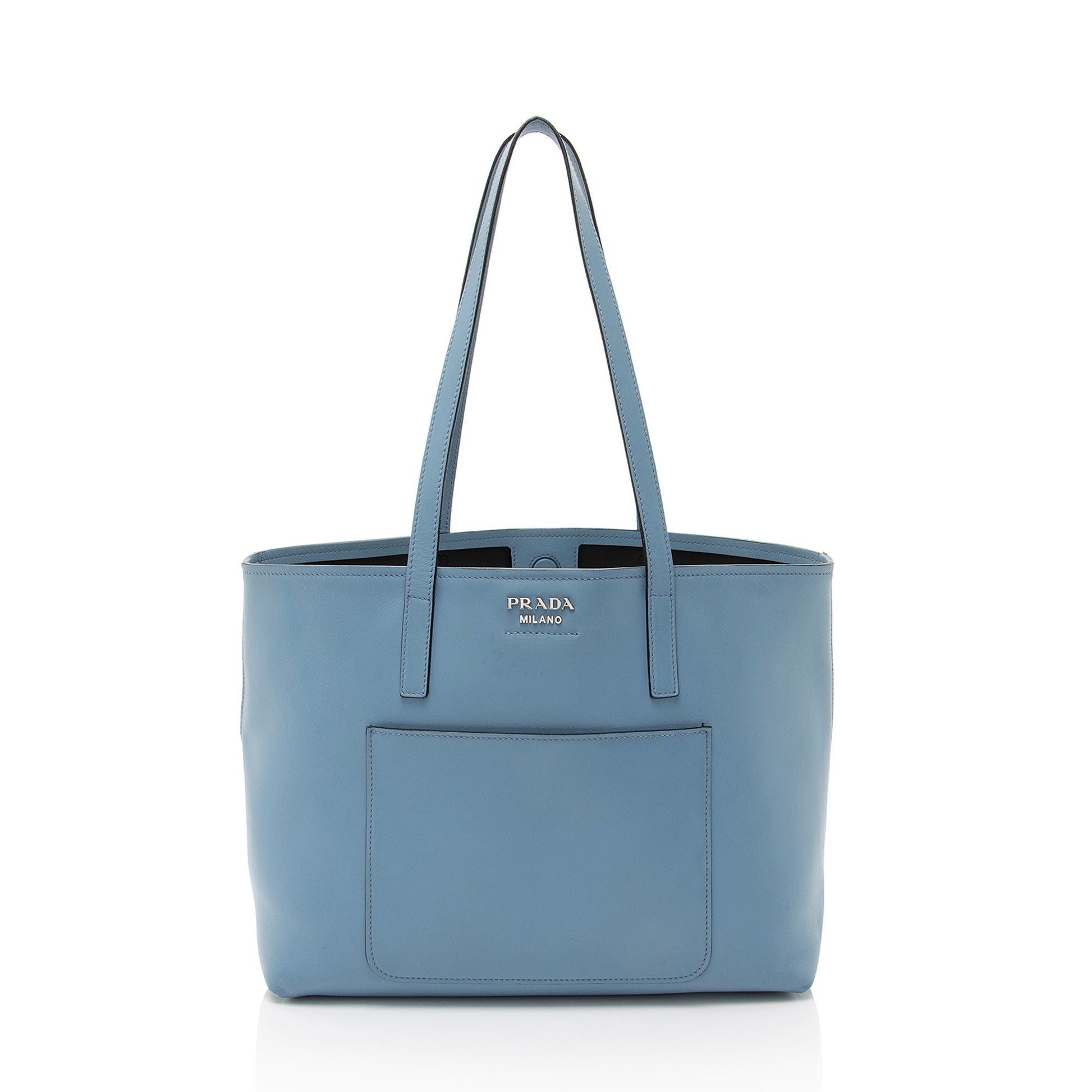 Prada Calf City Pocket Shopping Tote Tote Bag