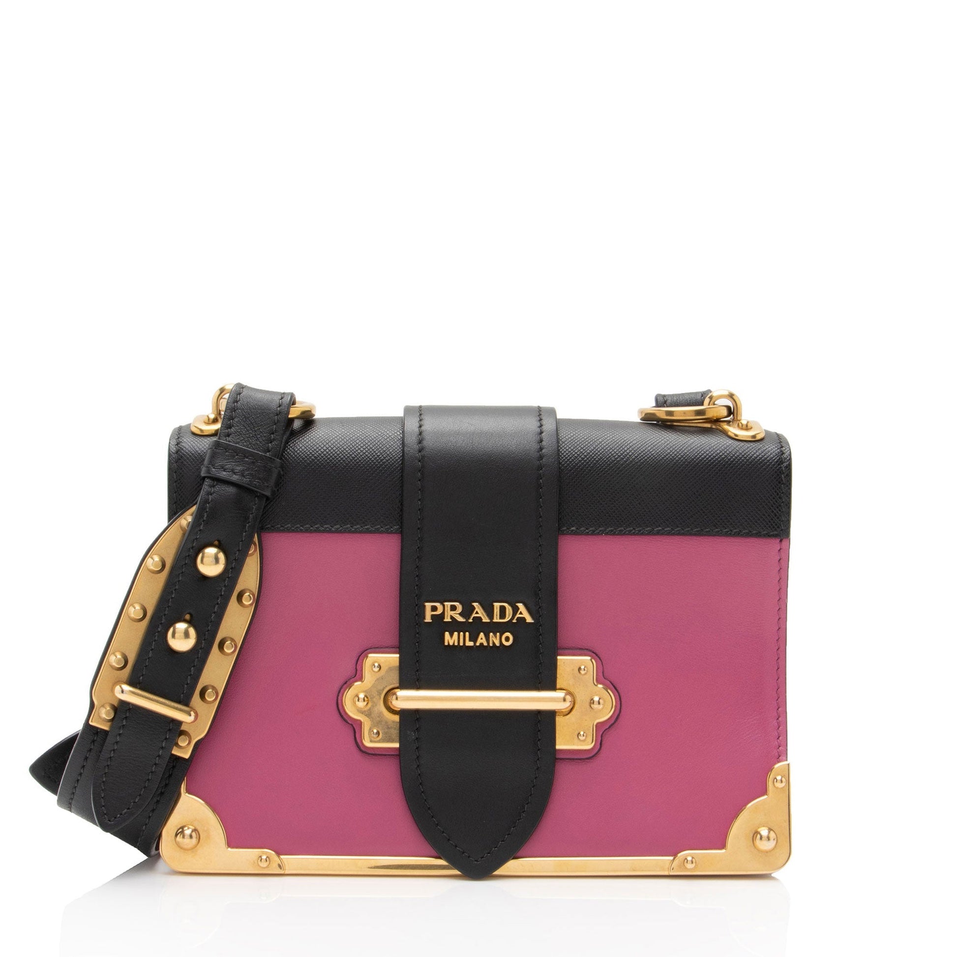 Prada Calfskin Cahier Shoulder Bag Shf Iw1Abn