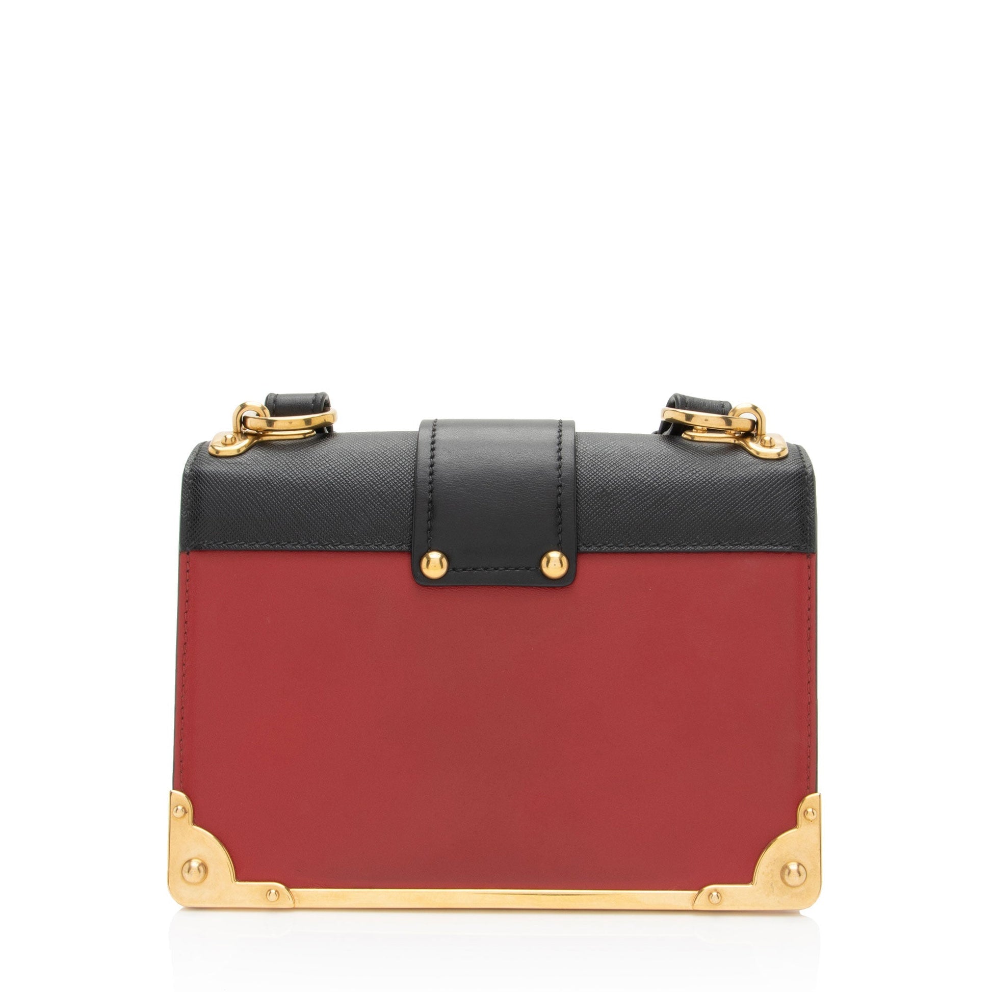 Prada Calfskin Cahier Shoulder Bag Shf I9M1Ff