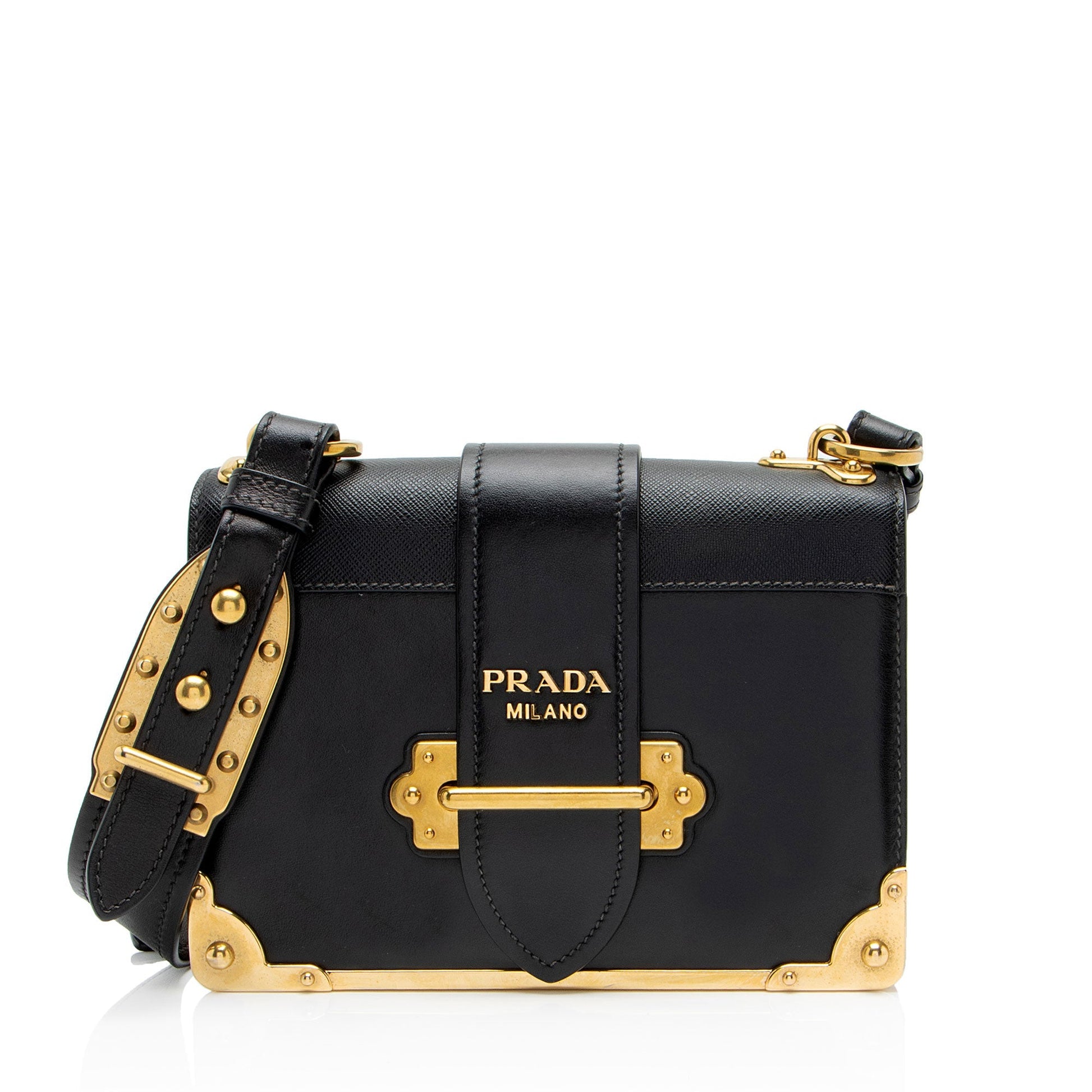 Prada Calfskin Cahier Shoulder Bag Shoulder Bag 2