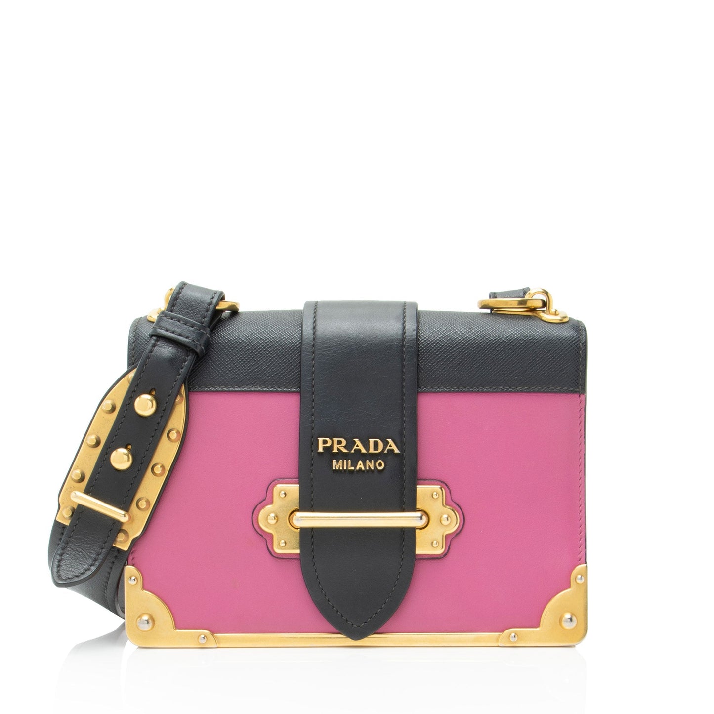 Prada Calfskin Cahier Shoulder Bag Shoulder Bag 3