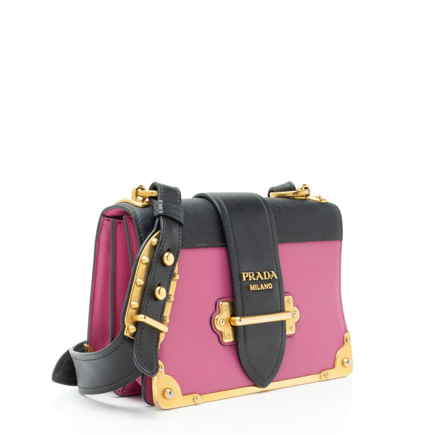 Prada Calfskin Cahier Shoulder Bag Shoulder Bag 3