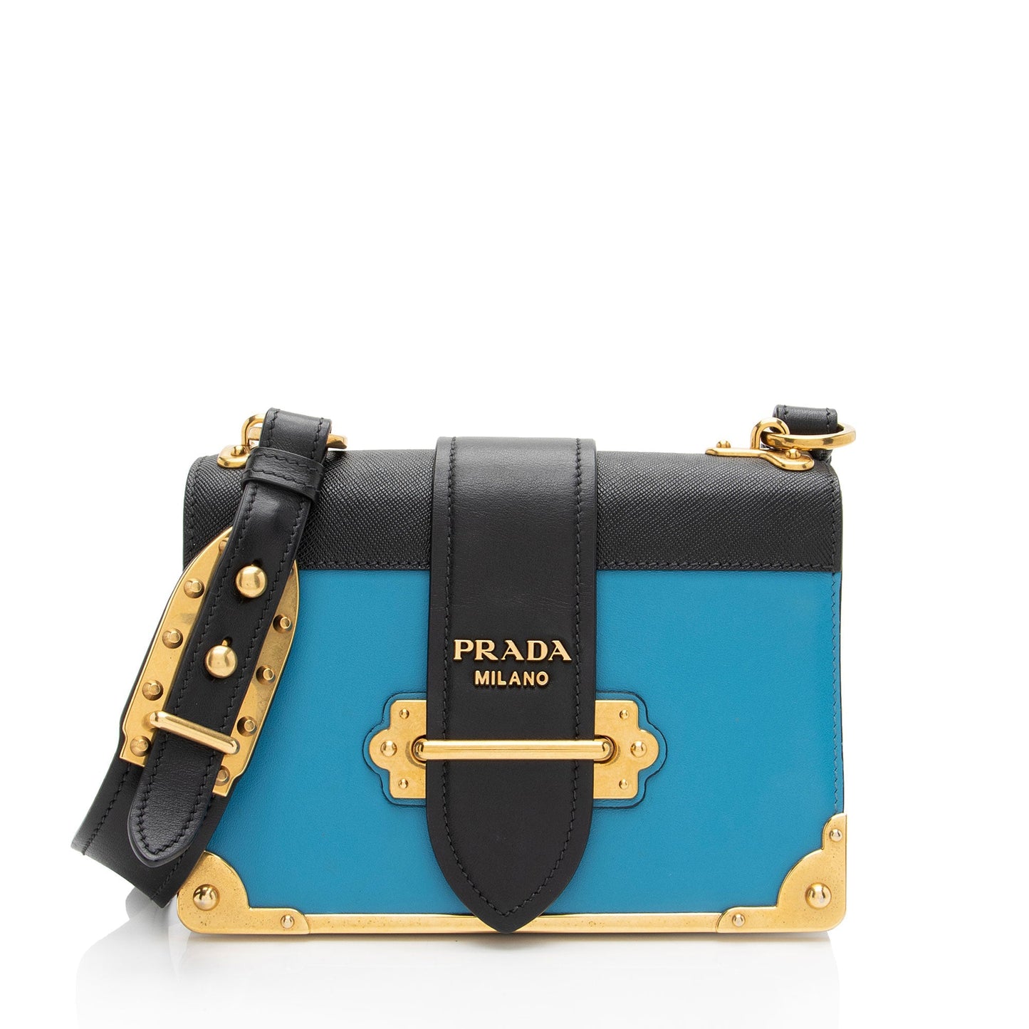 Prada Calfskin Cahier Shoulder Bag Shoulder Bag 4