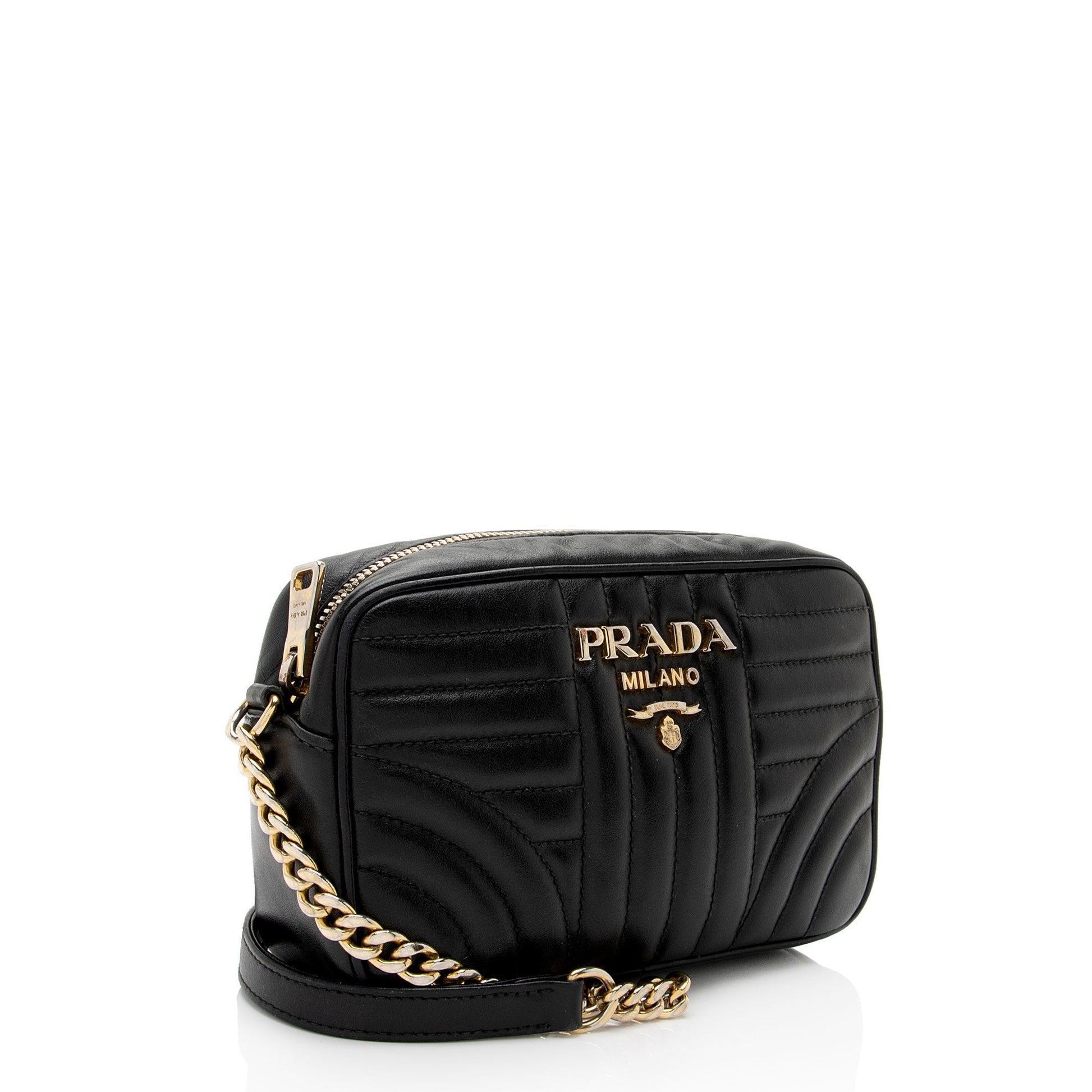 Prada Calfskin Diagramme Camera Bag Shf Byrpog Crossbody Bag