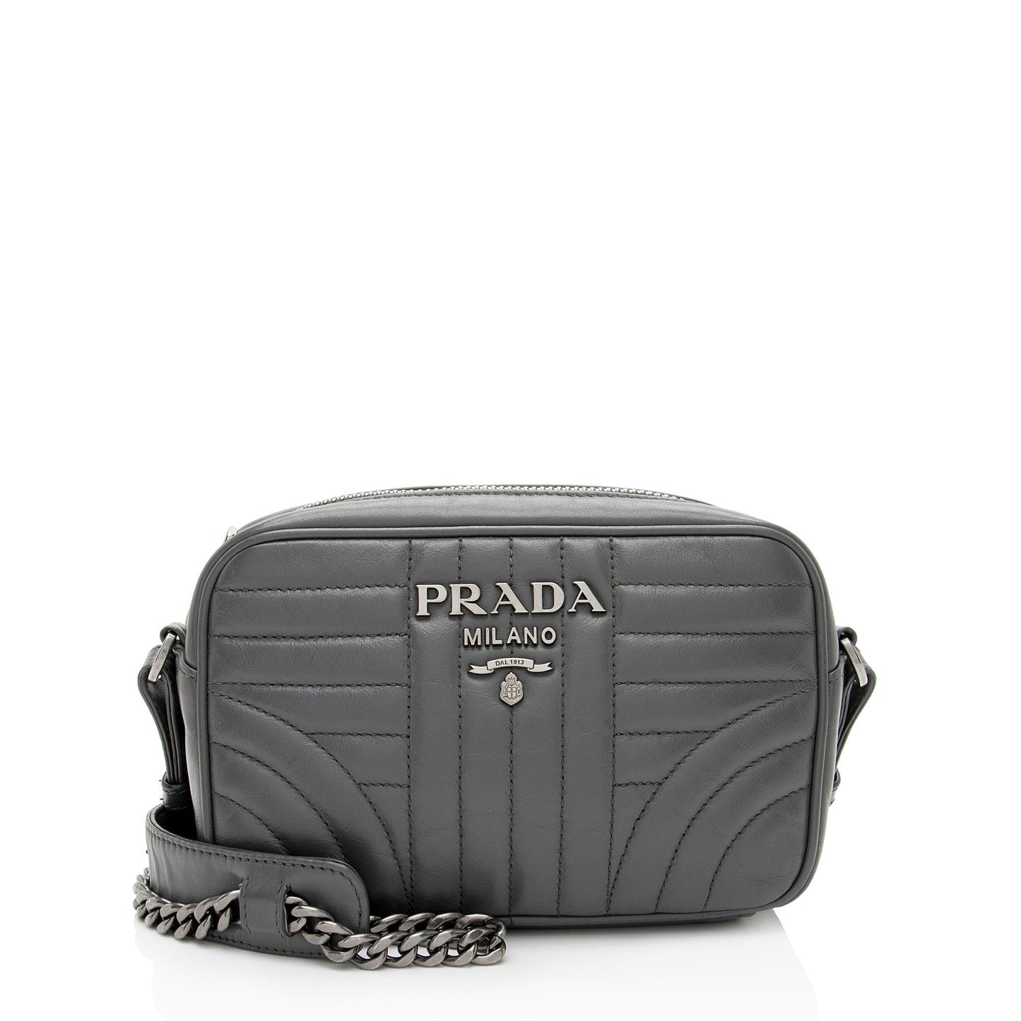 Prada Calfskin Diagramme Crossbody Crossbody Bag