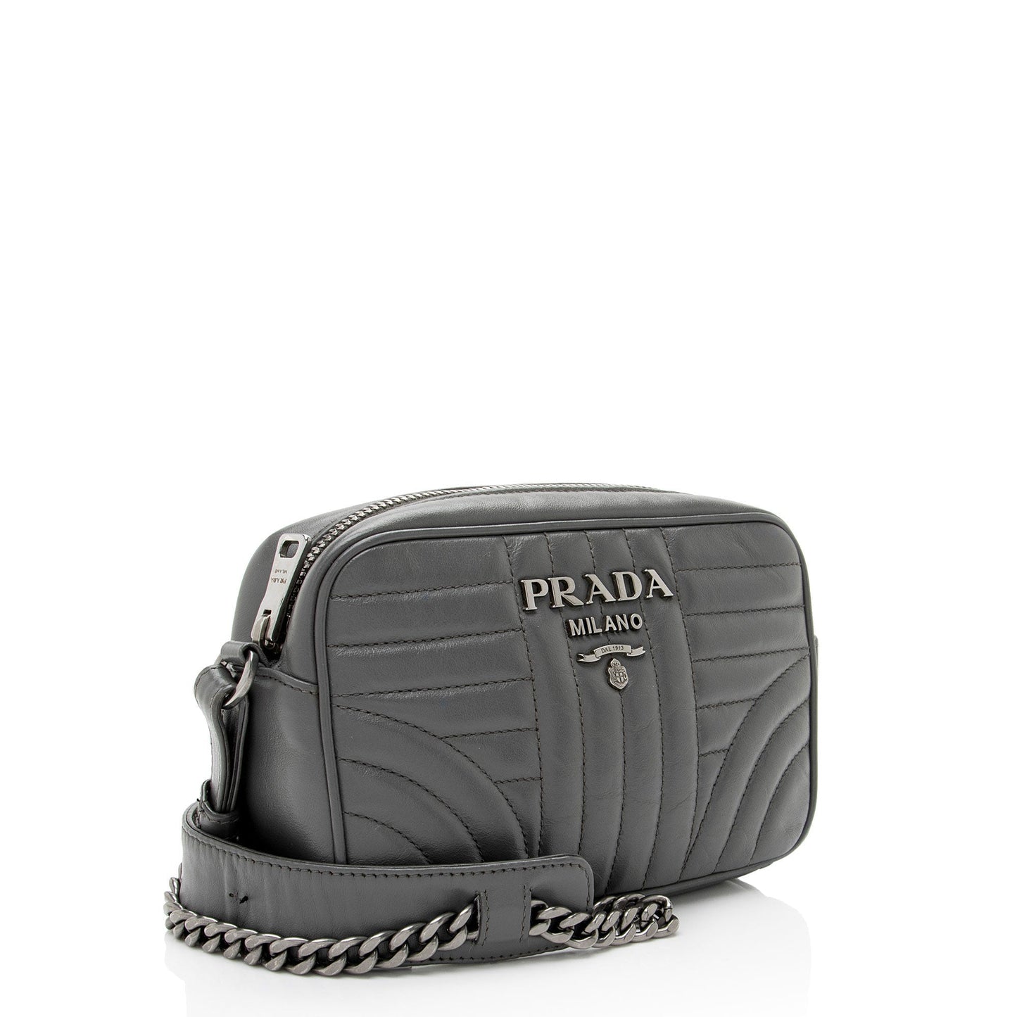 Prada Calfskin Diagramme Crossbody Crossbody Bag