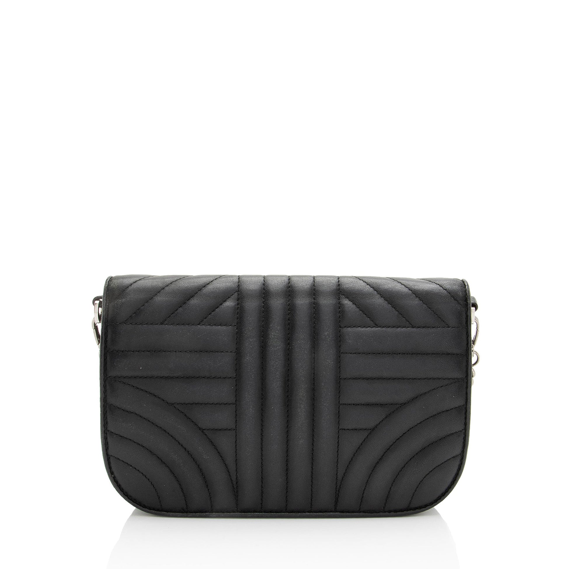 Prada Calfskin Diagramme Impunture Crossbody Final Sale Small Crossbody Bag