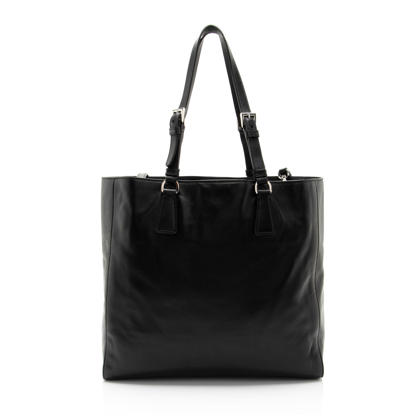 Prada Calfskin Soft Buckle Tote Shf Dcjmsj Tote Bag