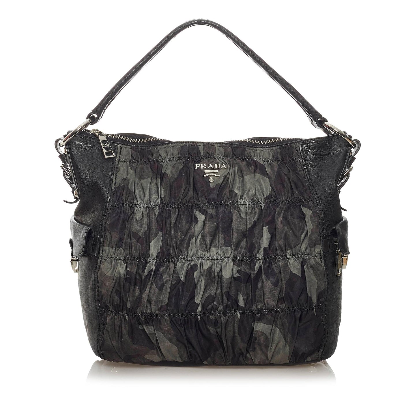 Prada Camouflage Tessuto Gaufre Tote Bag Shg Bag Shg 29200