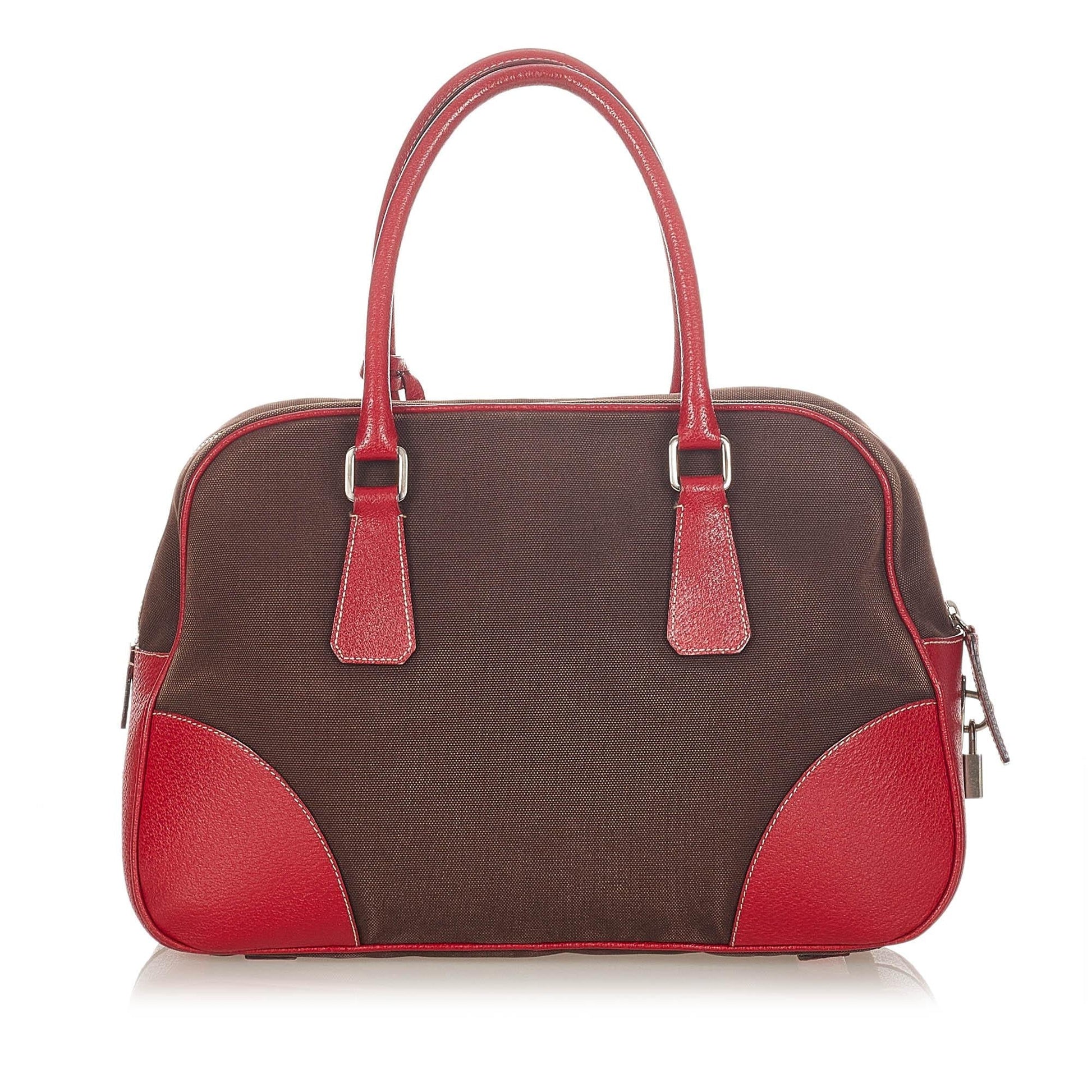 Prada Canapa Bauletto Handbag Shg Satchel Bag Handbag Shg 22115