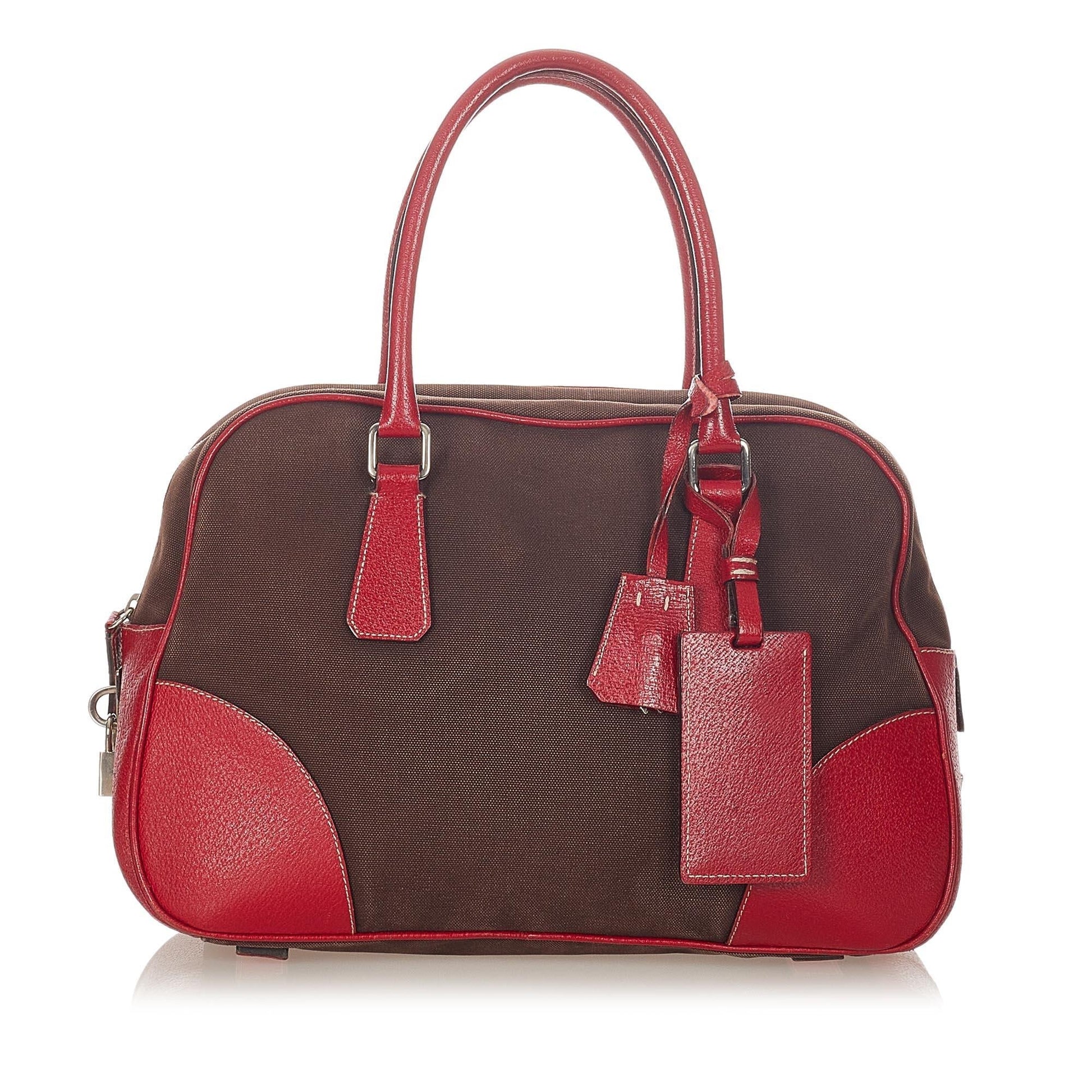 Prada Canapa Bauletto Handbag Shg Satchel Bag Handbag Shg 22115