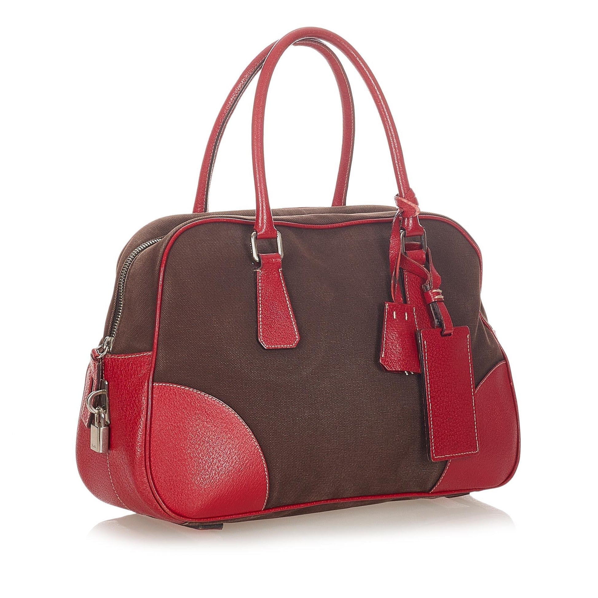 Prada Canapa Bauletto Handbag Shg Satchel Bag Handbag Shg 22115