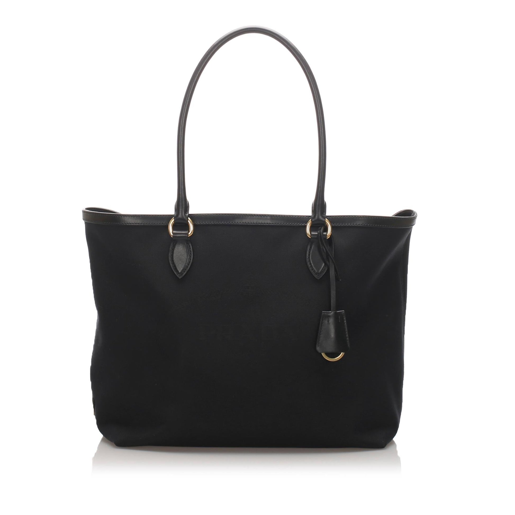 Prada Canapa Tote Canvas Tote Bag Tote Shg 12170