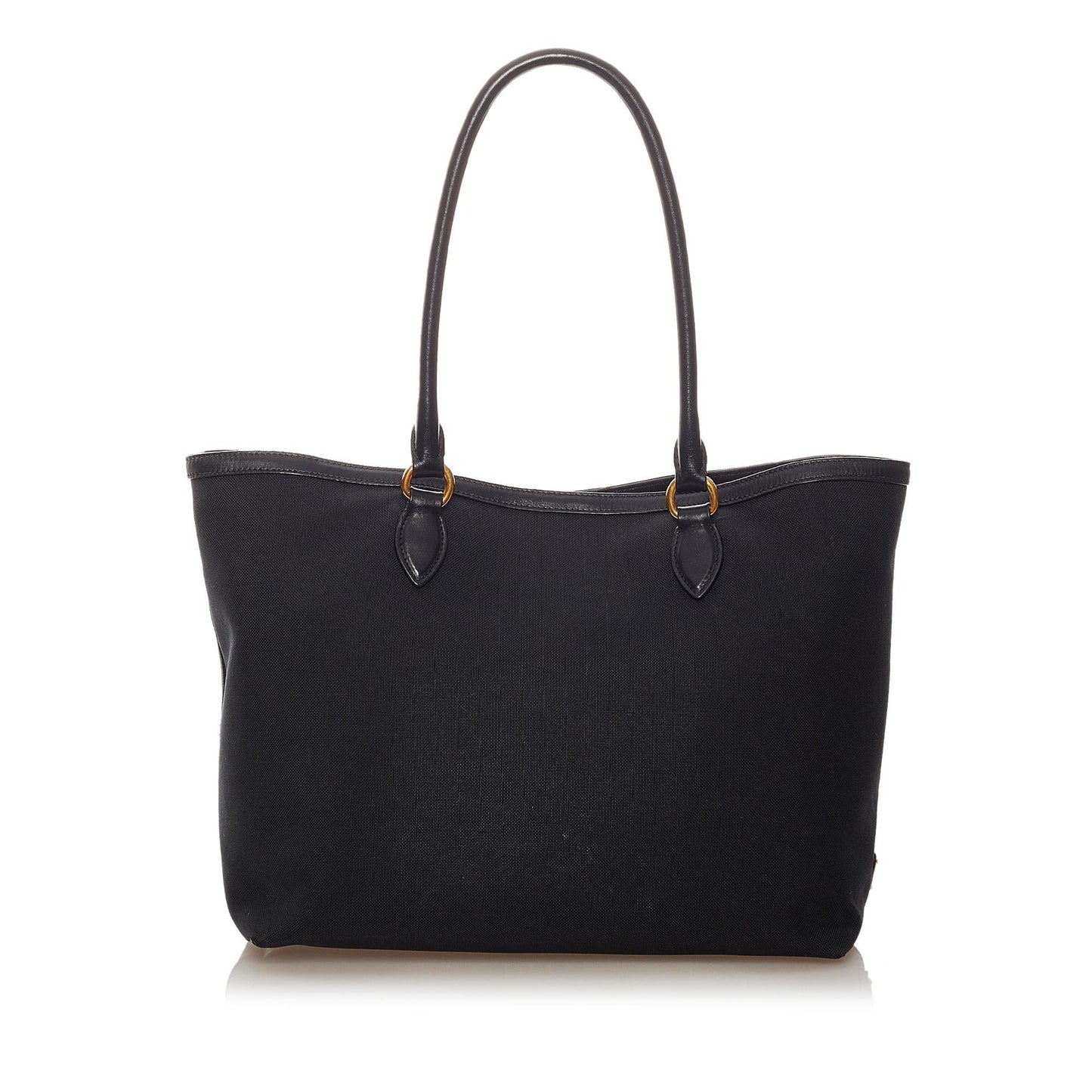Prada Canapa Tote Bag Shg Canvas