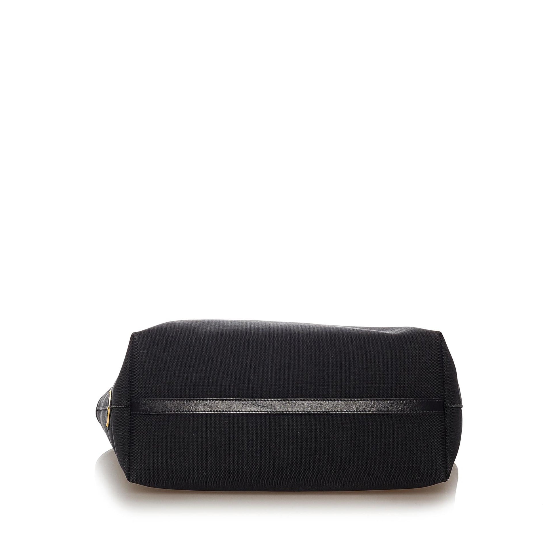 Prada Canapa Tote Bag Shg Canvas
