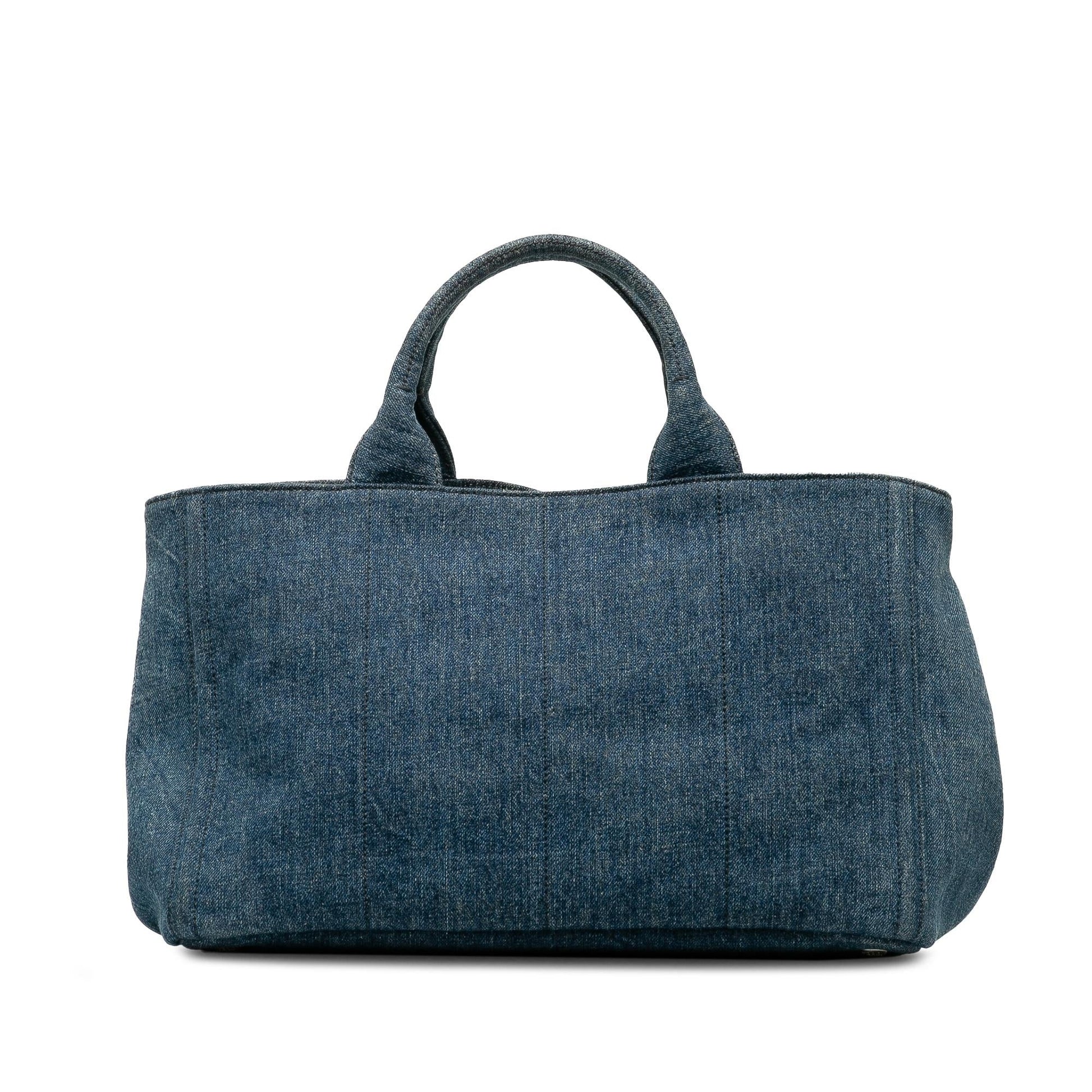 Prada Canapa Bijoux Satchel Shg Puzrfo Denim Satchel Bag