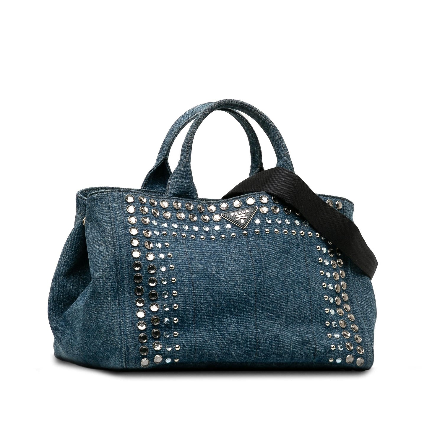 Prada Canapa Bijoux Satchel Shg Puzrfo Denim Satchel Bag