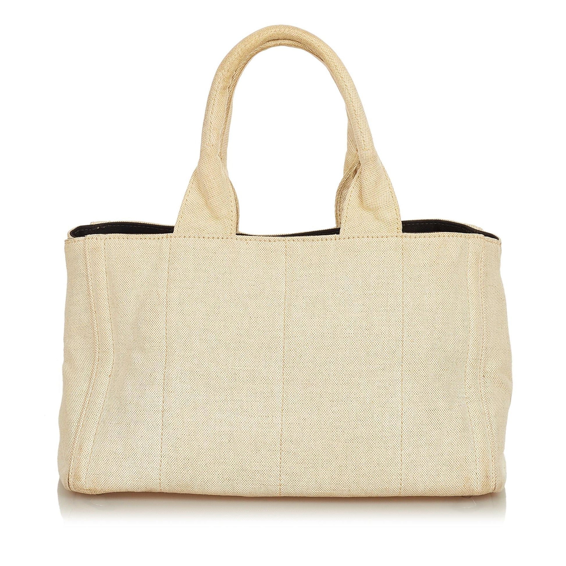 Prada Canapa Floral Handbag Shg Satchel Bag
