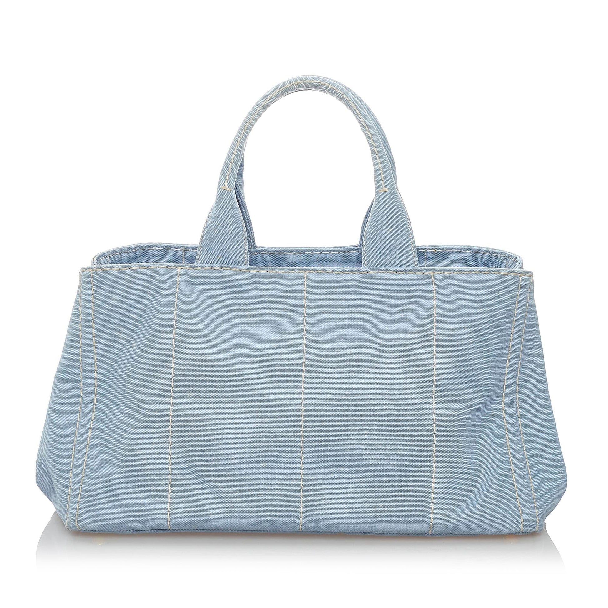 Prada Canapa Handag Shg Satchel Bag Canvas Logo