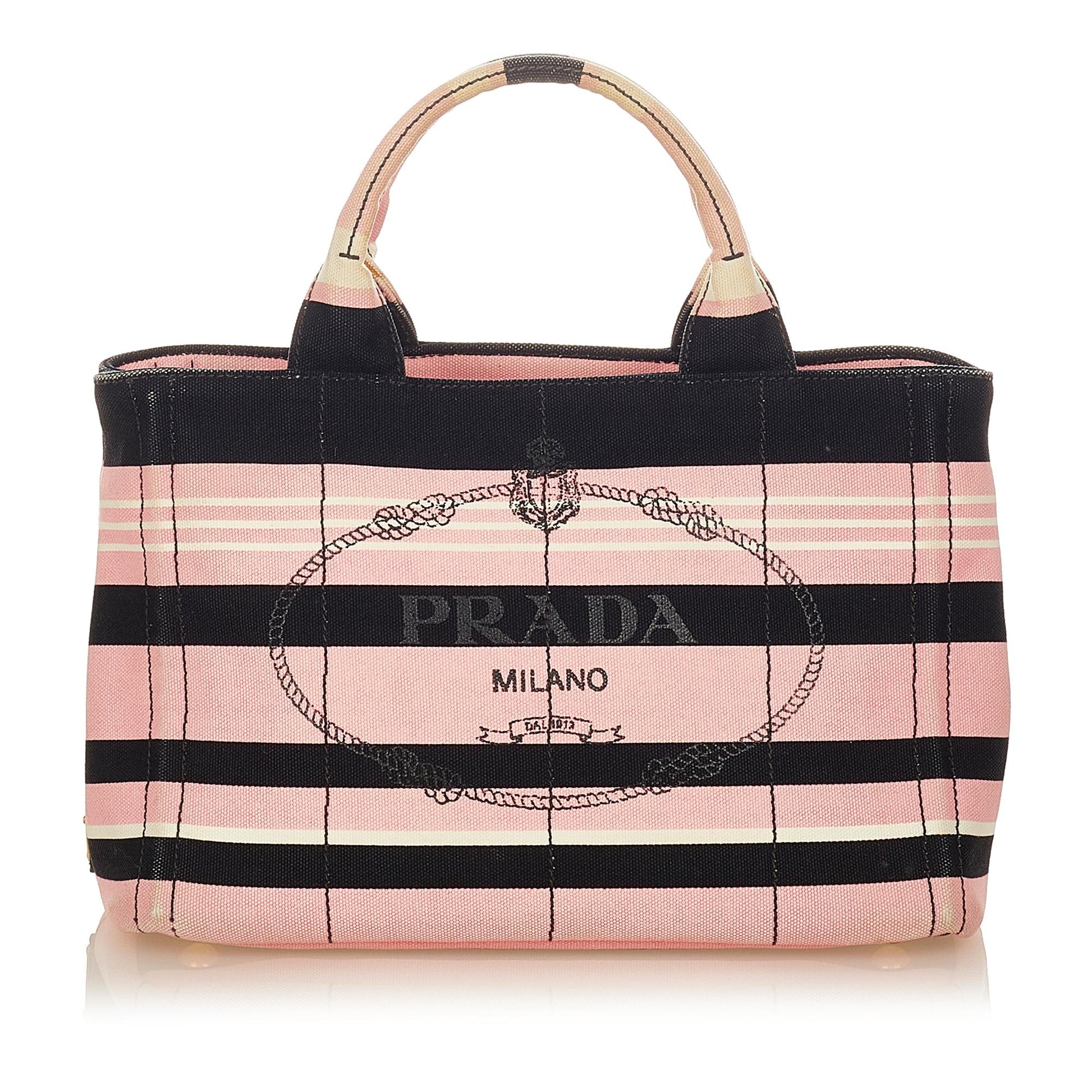 Prada Canapa Satchel Shg Canvas Logo Satchel Bag Satchel Shg 24823
