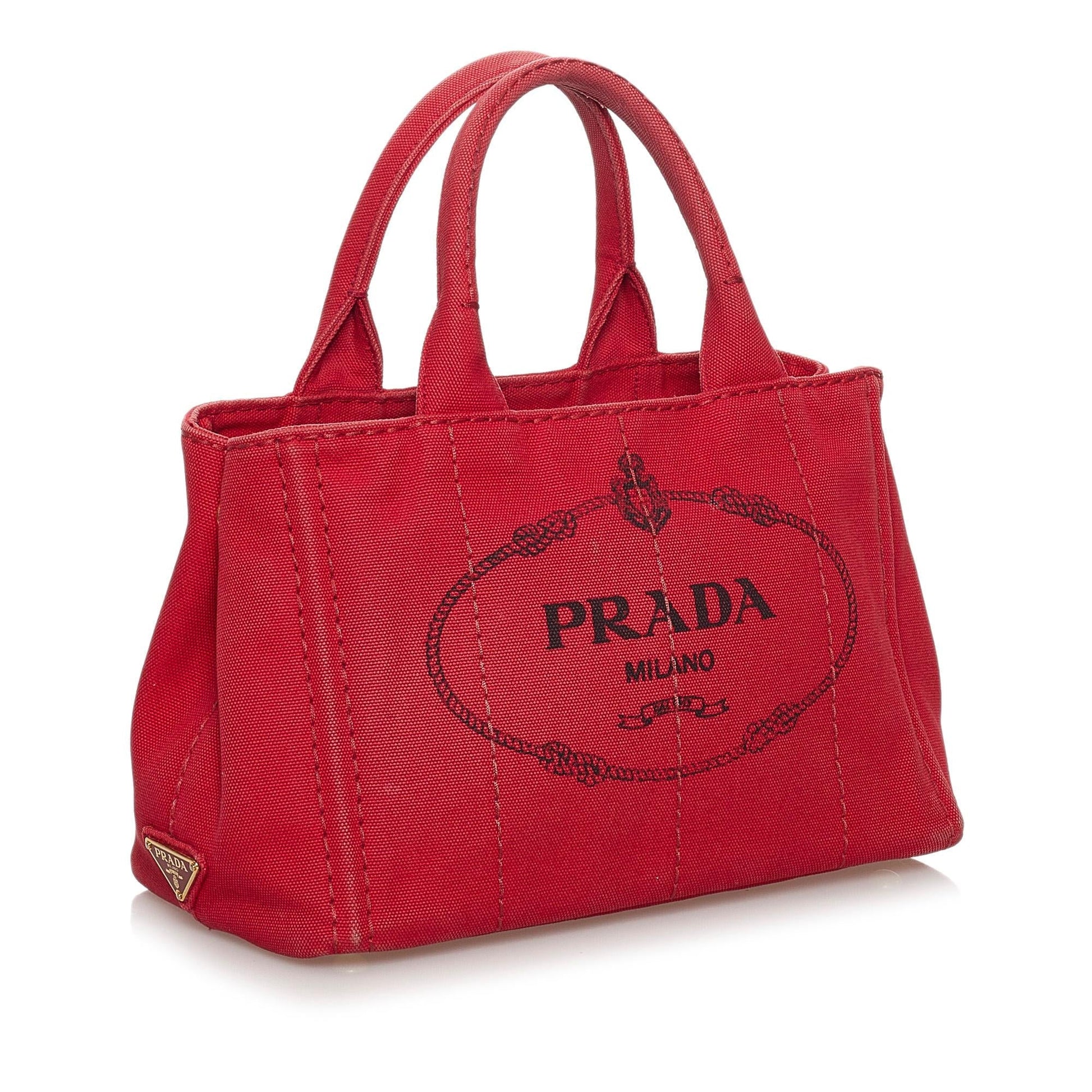 Prada Canapa Satchel Shg Canvas Logo Satchel Bag Satchel Shg 31097
