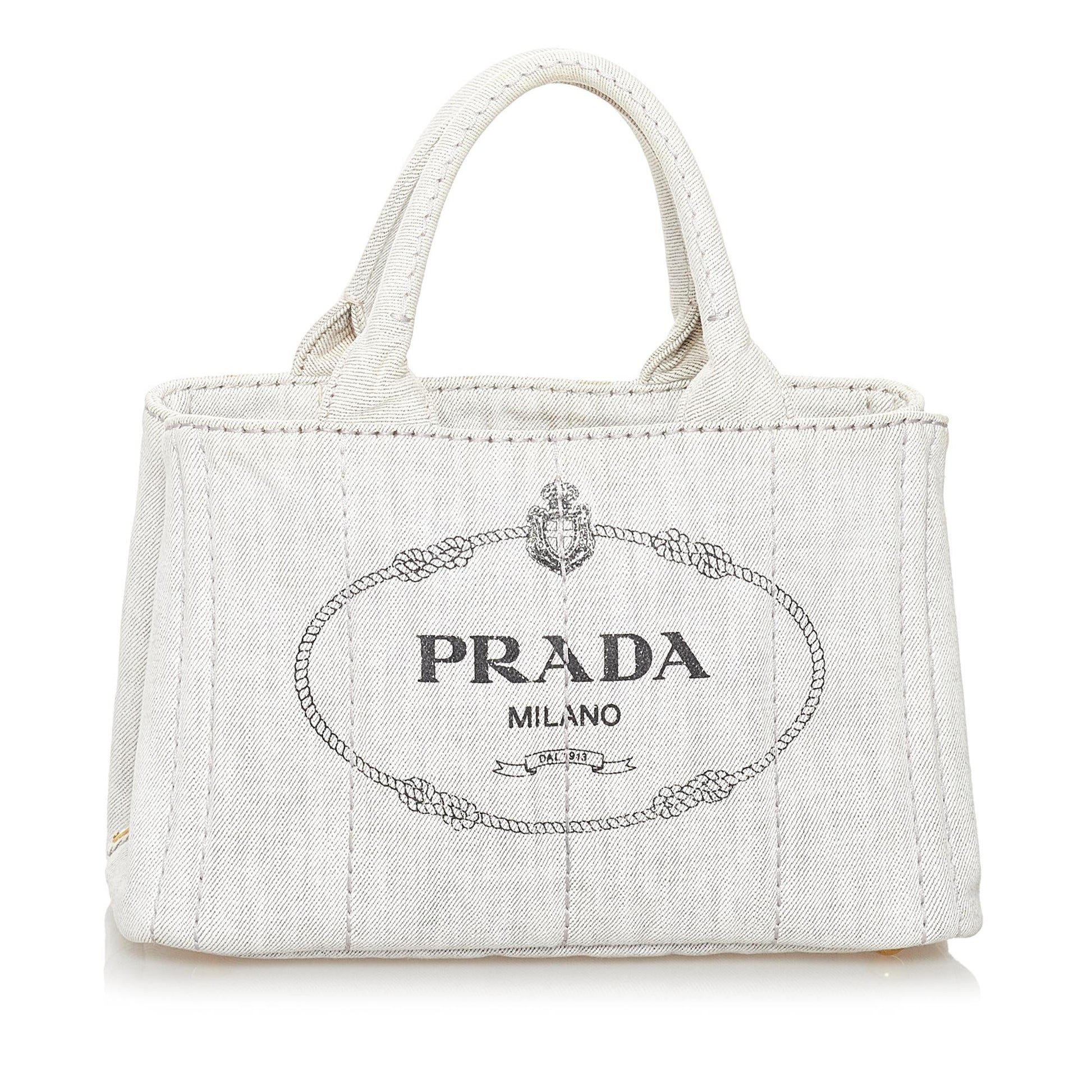 Prada Canapa Satchel Shg Canvas Logo Satchel Bag Satchel Shg 31407