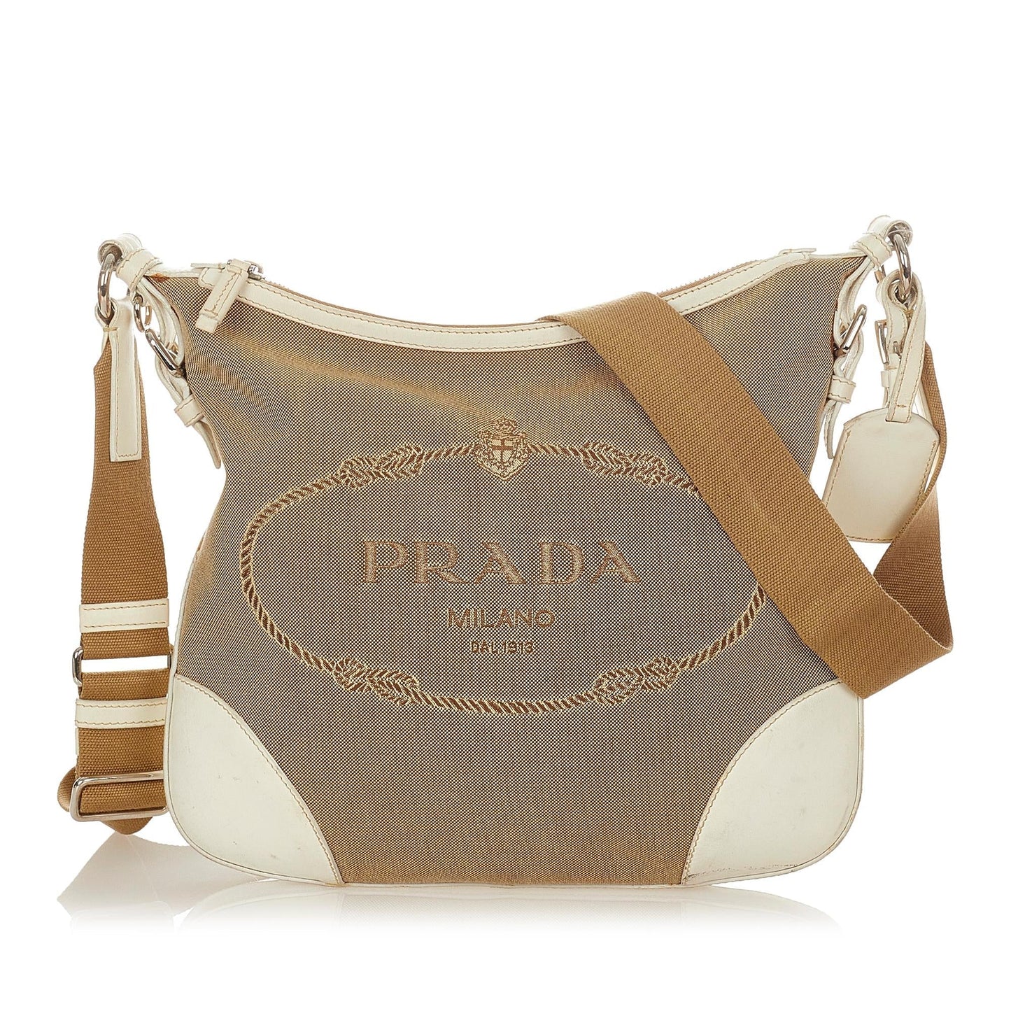 Prada Canapa Shoulder Bag Shg Canvas Logo Bag Shg 24822